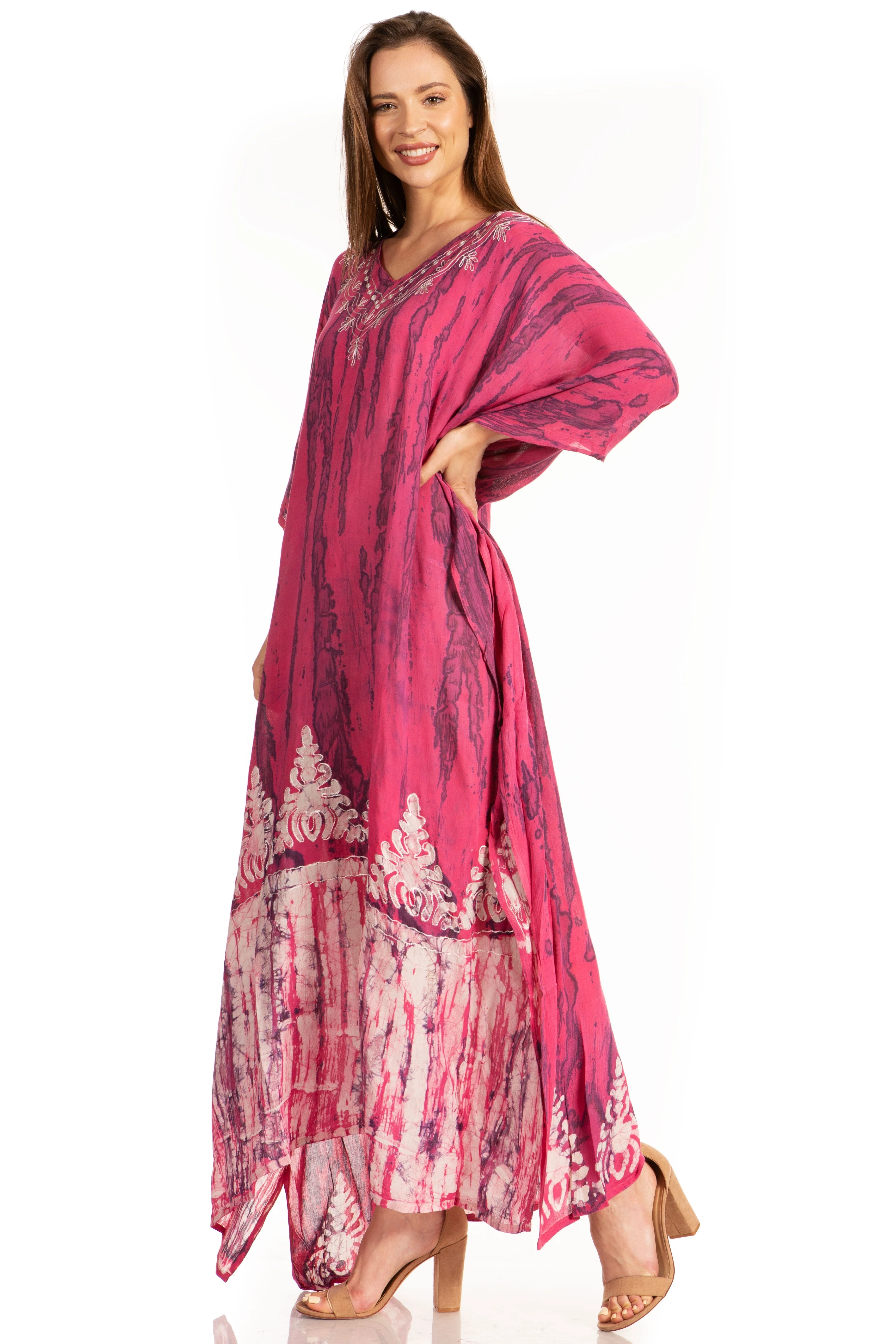Sakkas Tacy Women's Boho Summer Maxi Dress for Casual or Lounge Wear - Image 14