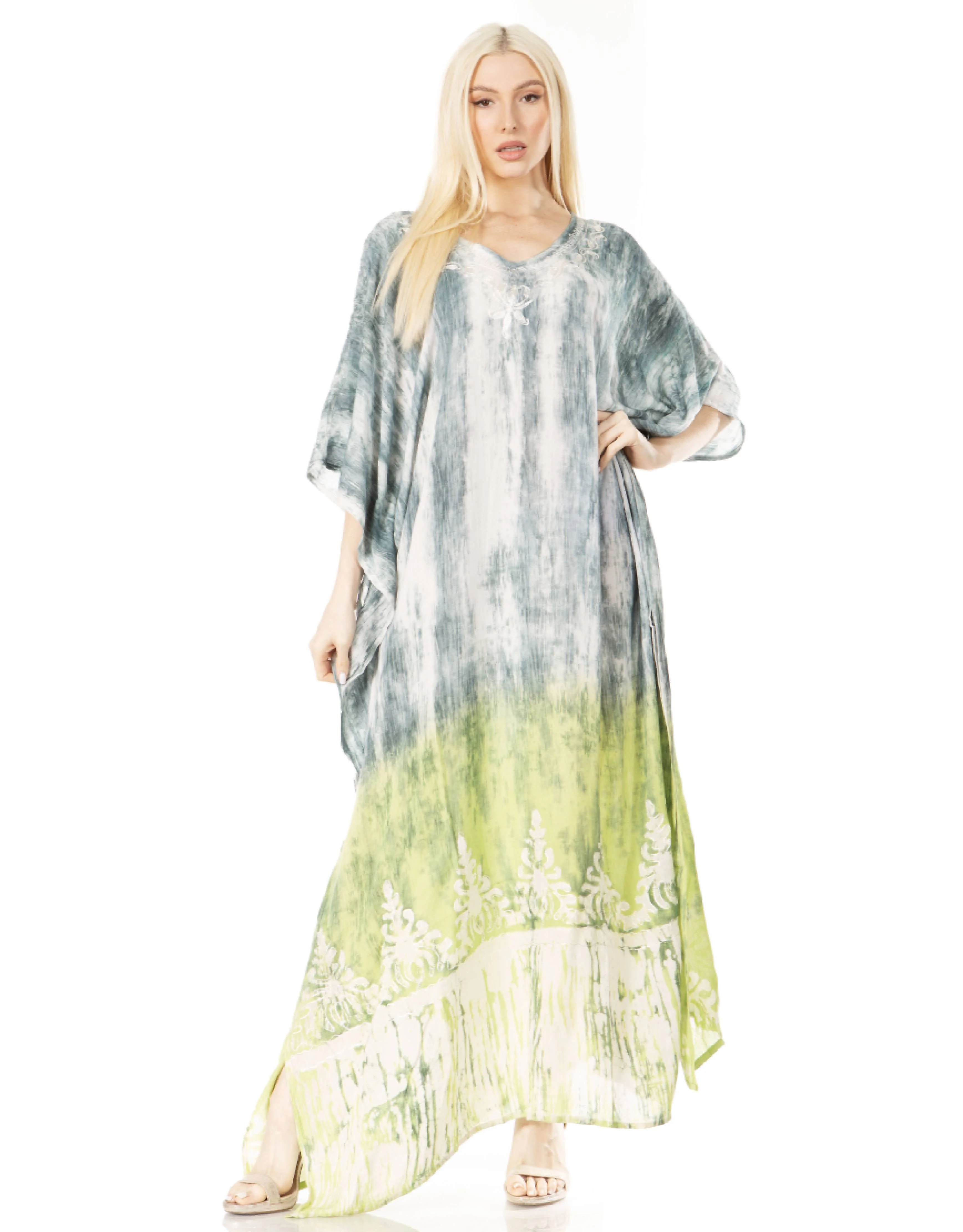 Sakkas Tacy Women's Boho Summer Maxi Dress for Casual or Lounge Wear - Image 147