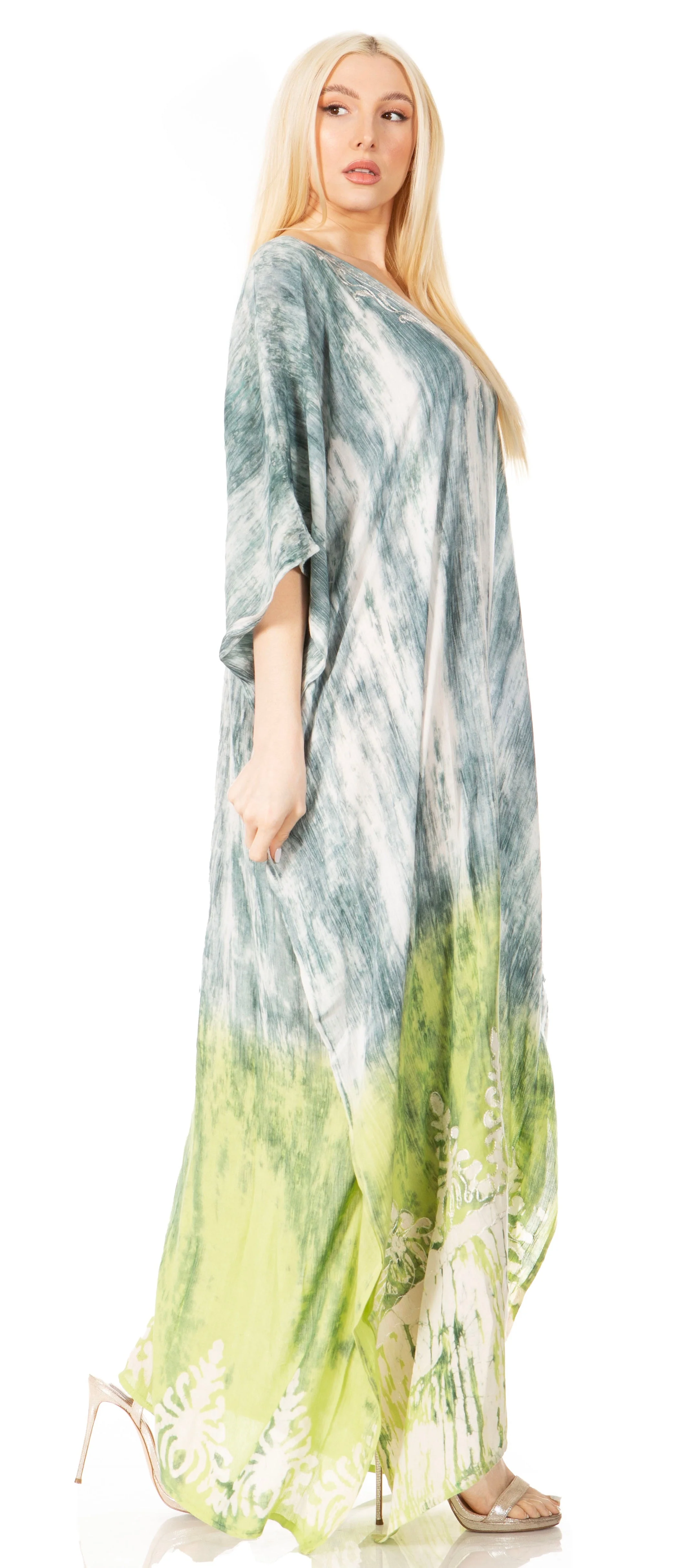 Sakkas Tacy Women's Boho Summer Maxi Dress for Casual or Lounge Wear - Image 150