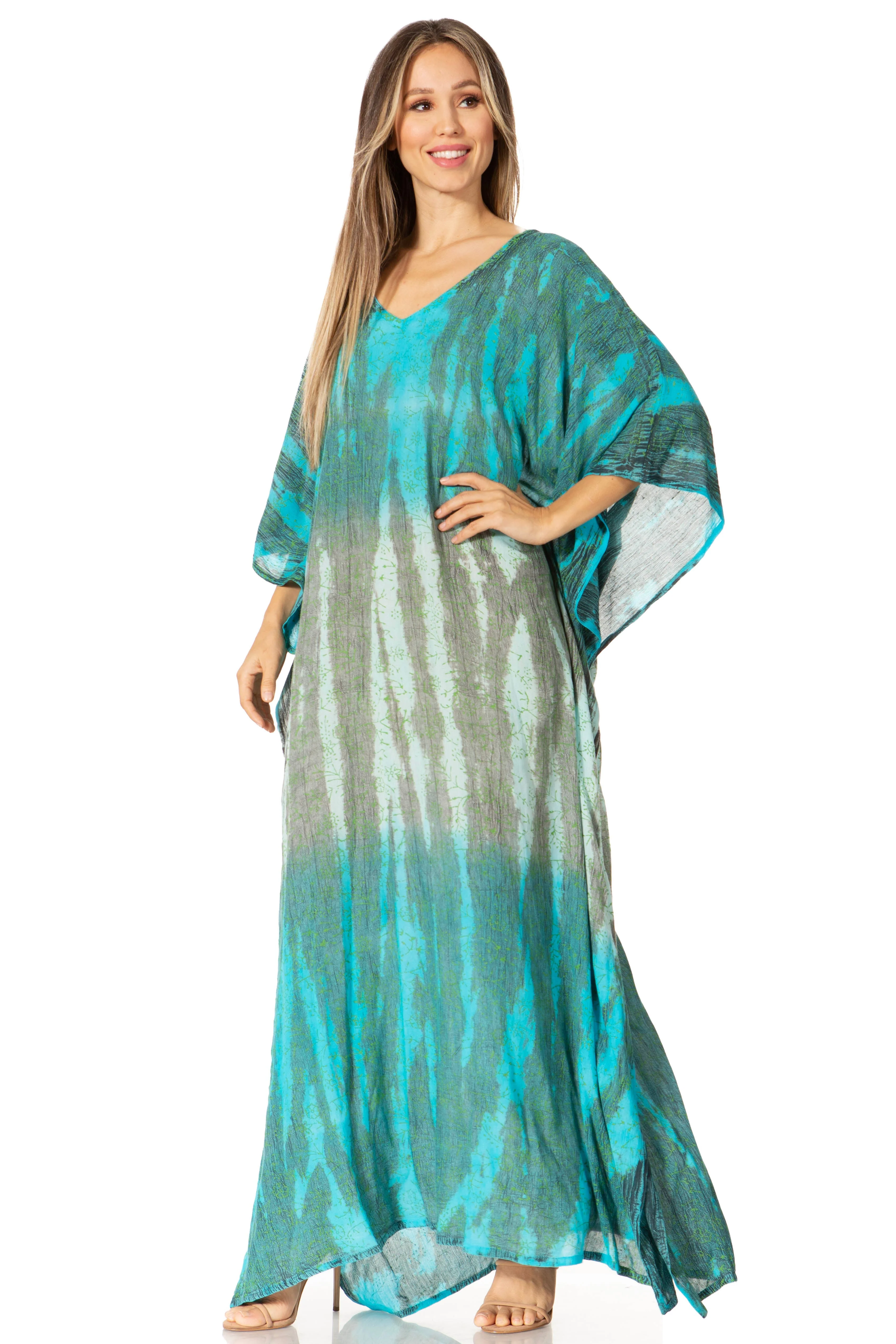 Sakkas Tacy Women's Boho Summer Maxi Dress for Casual or Lounge Wear - Image 169