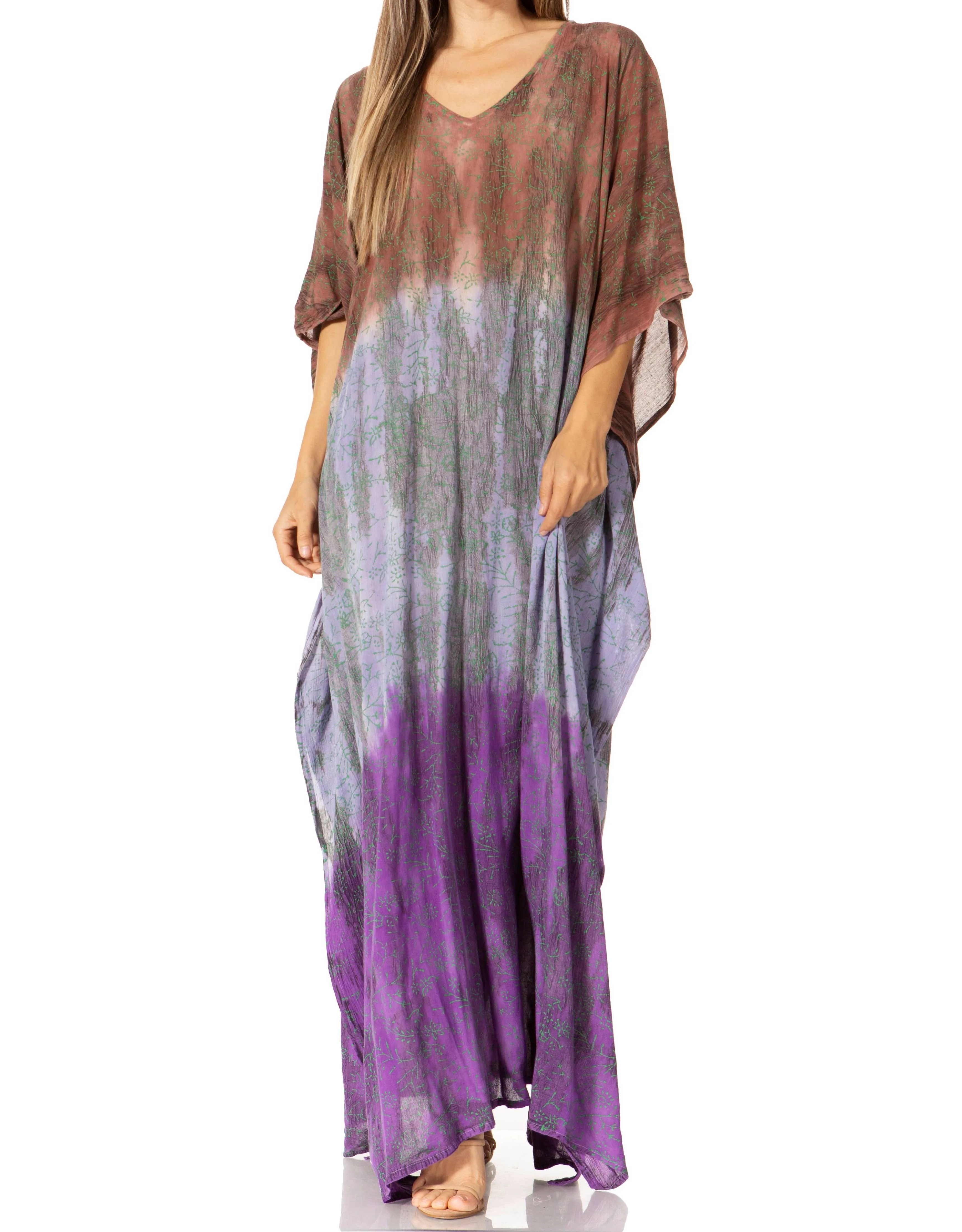 Sakkas Tacy Women's Boho Summer Maxi Dress for Casual or Lounge Wear - Image 177