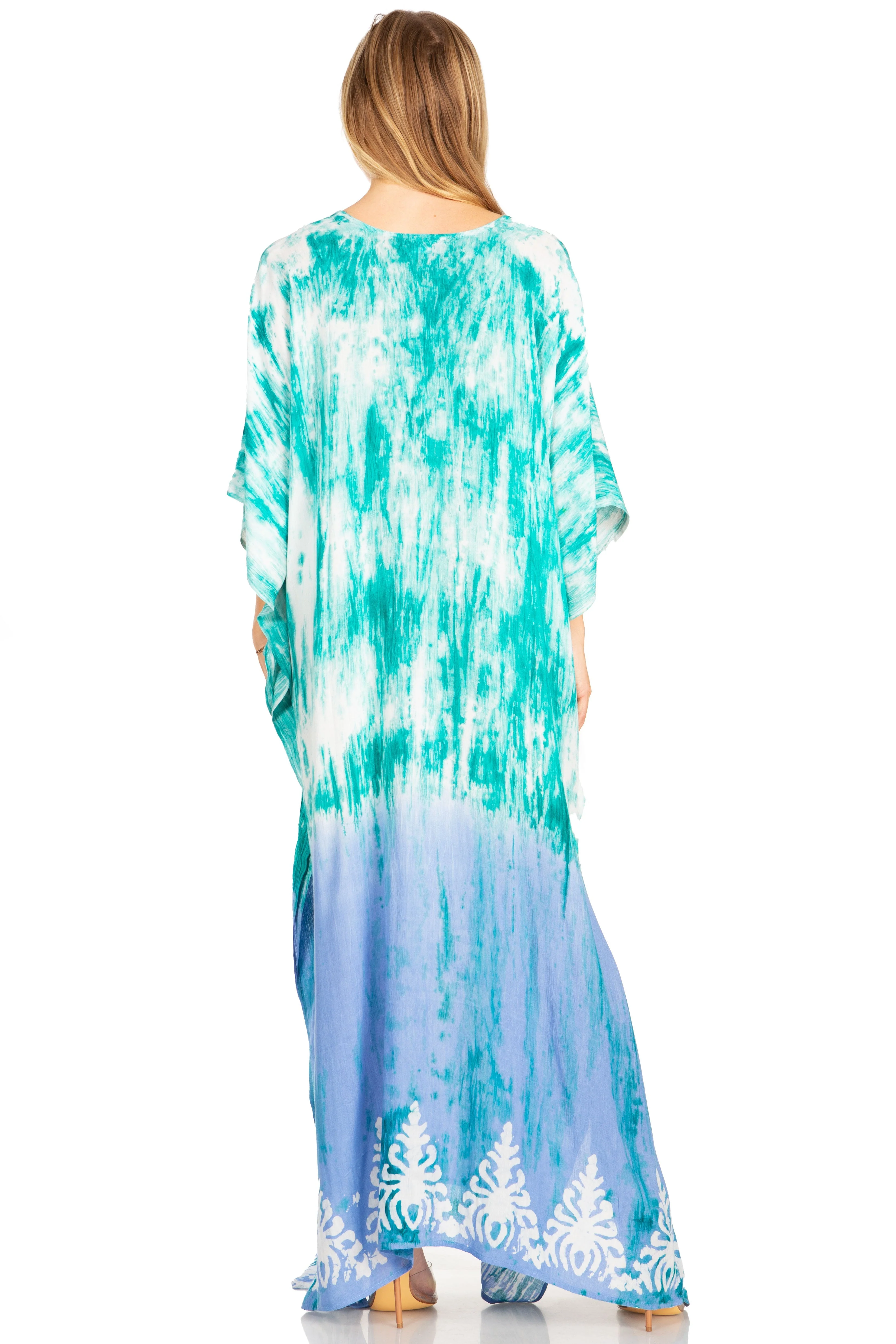 Sakkas Tacy Women's Boho Summer Maxi Dress for Casual or Lounge Wear - Image 193