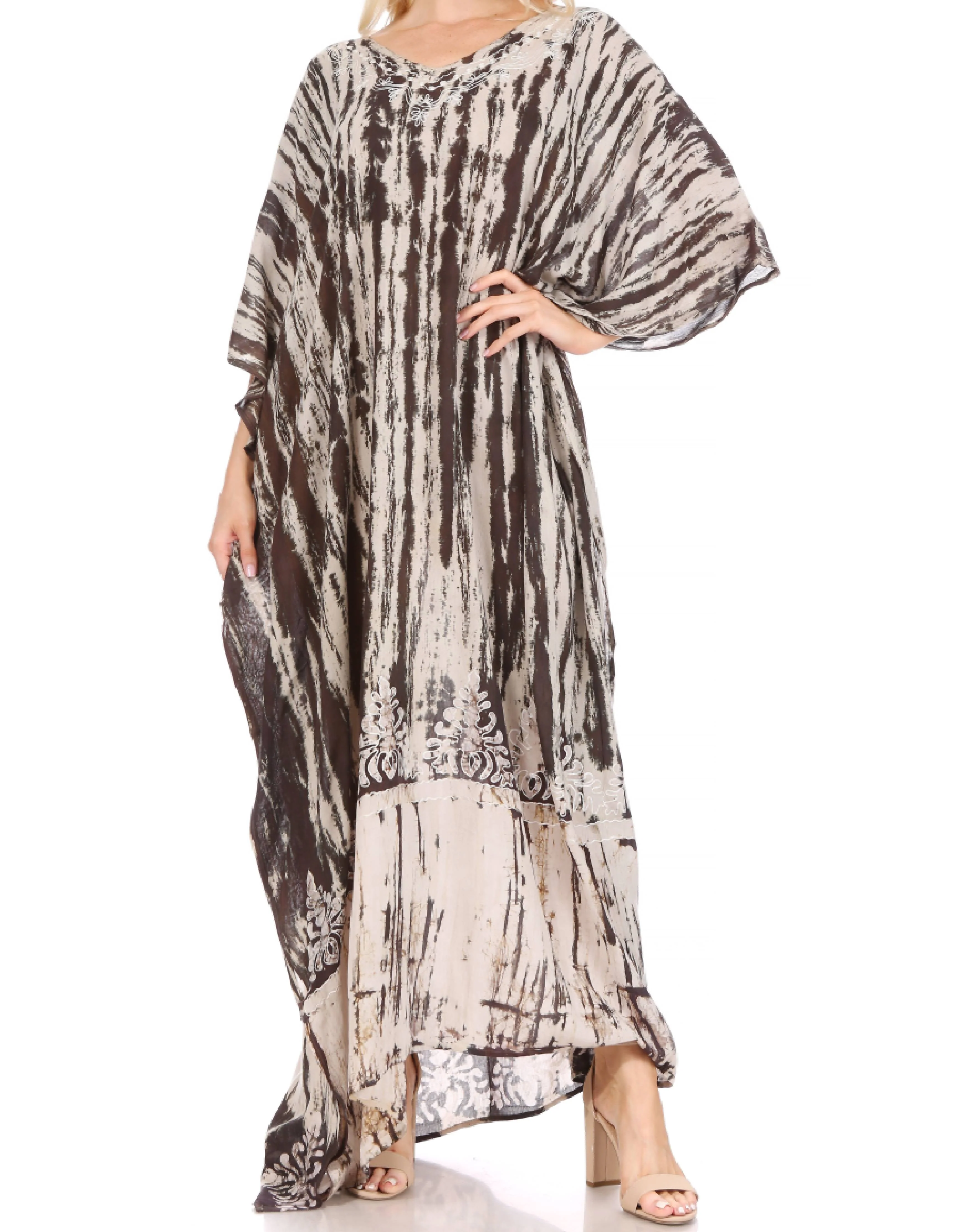Sakkas Tacy Women's Boho Summer Maxi Dress for Casual or Lounge Wear - Image 26