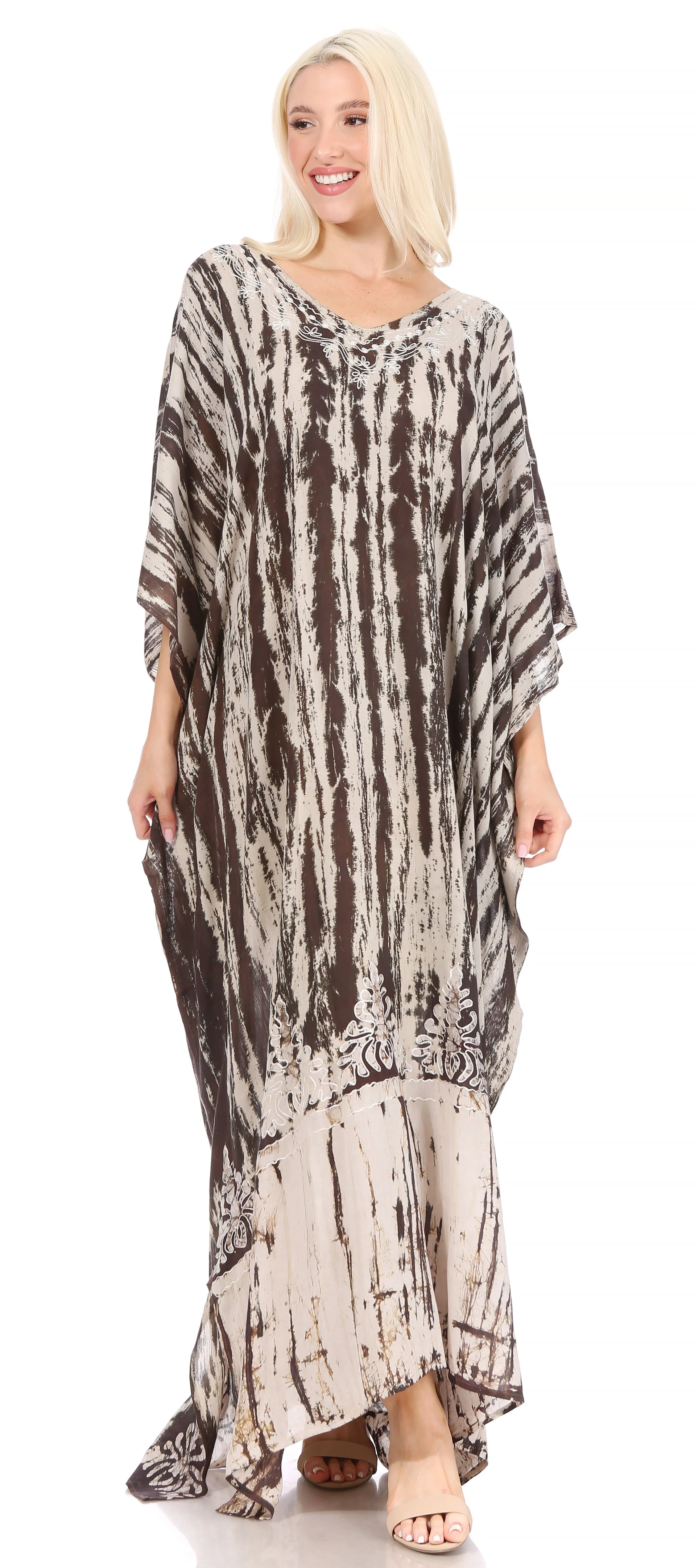Sakkas Tacy Women's Boho Summer Maxi Dress for Casual or Lounge Wear - Image 30