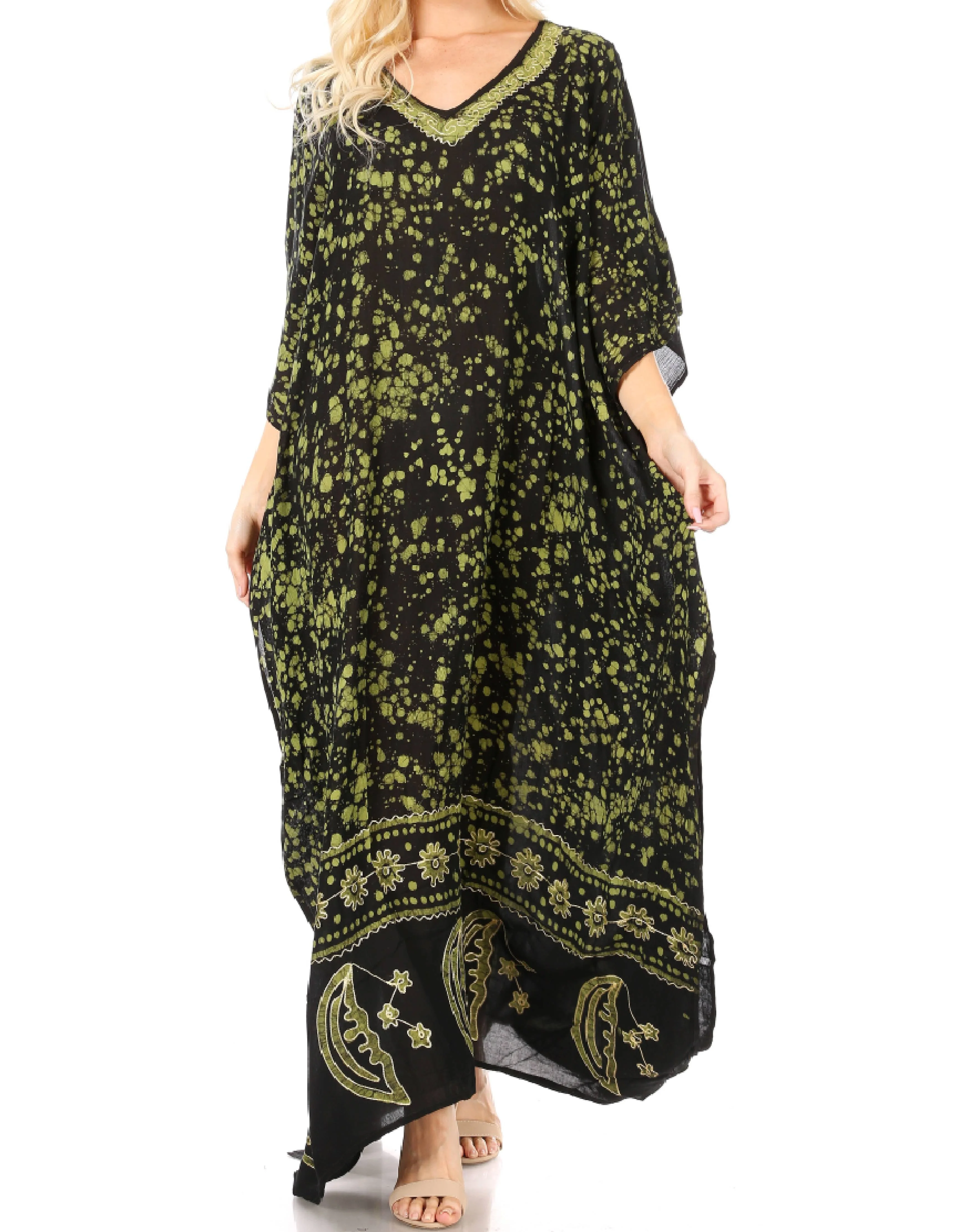 Sakkas Tacy Women's Boho Summer Maxi Dress for Casual or Lounge Wear - Image 31