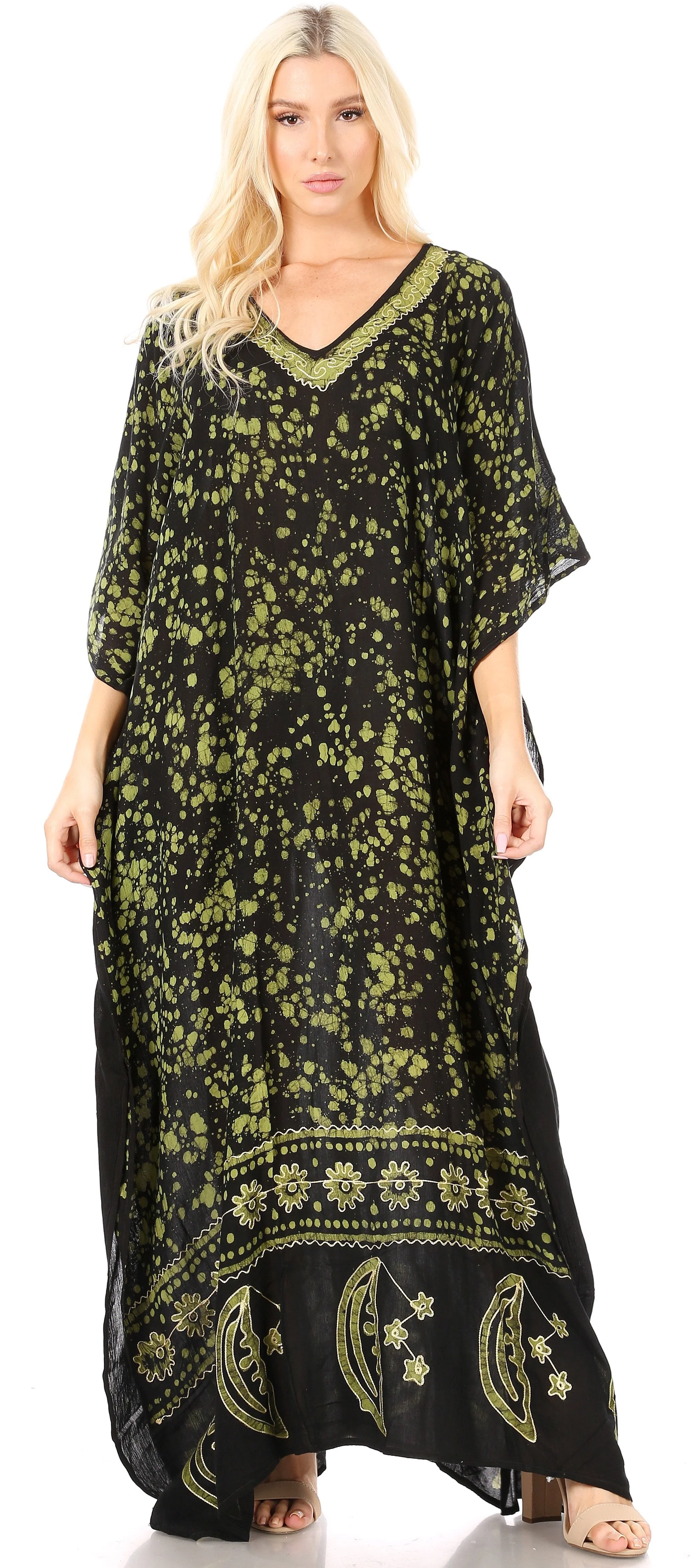 Sakkas Tacy Women's Boho Summer Maxi Dress for Casual or Lounge Wear - Image 35