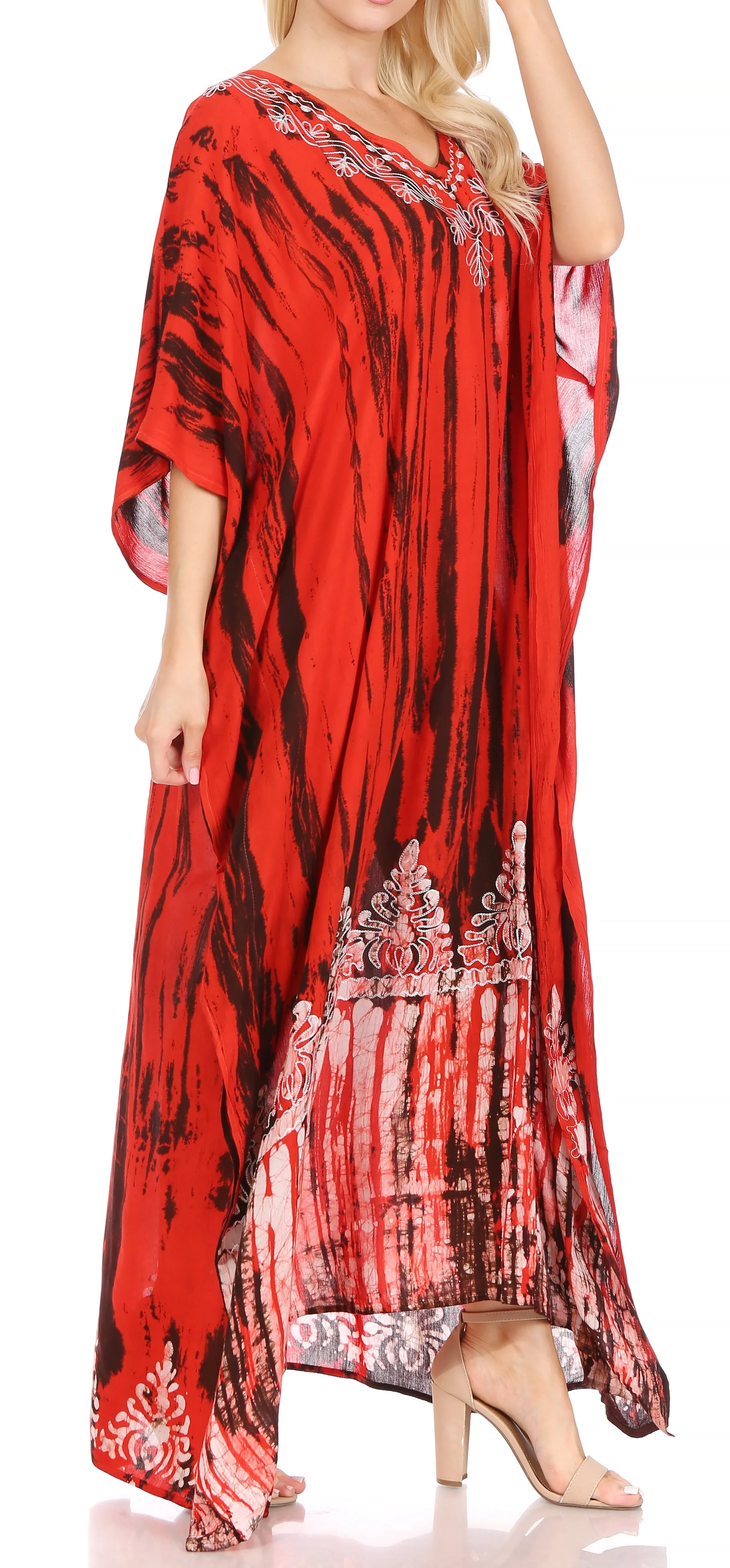 Sakkas Tacy Women's Boho Summer Maxi Dress for Casual or Lounge Wear - Image 4