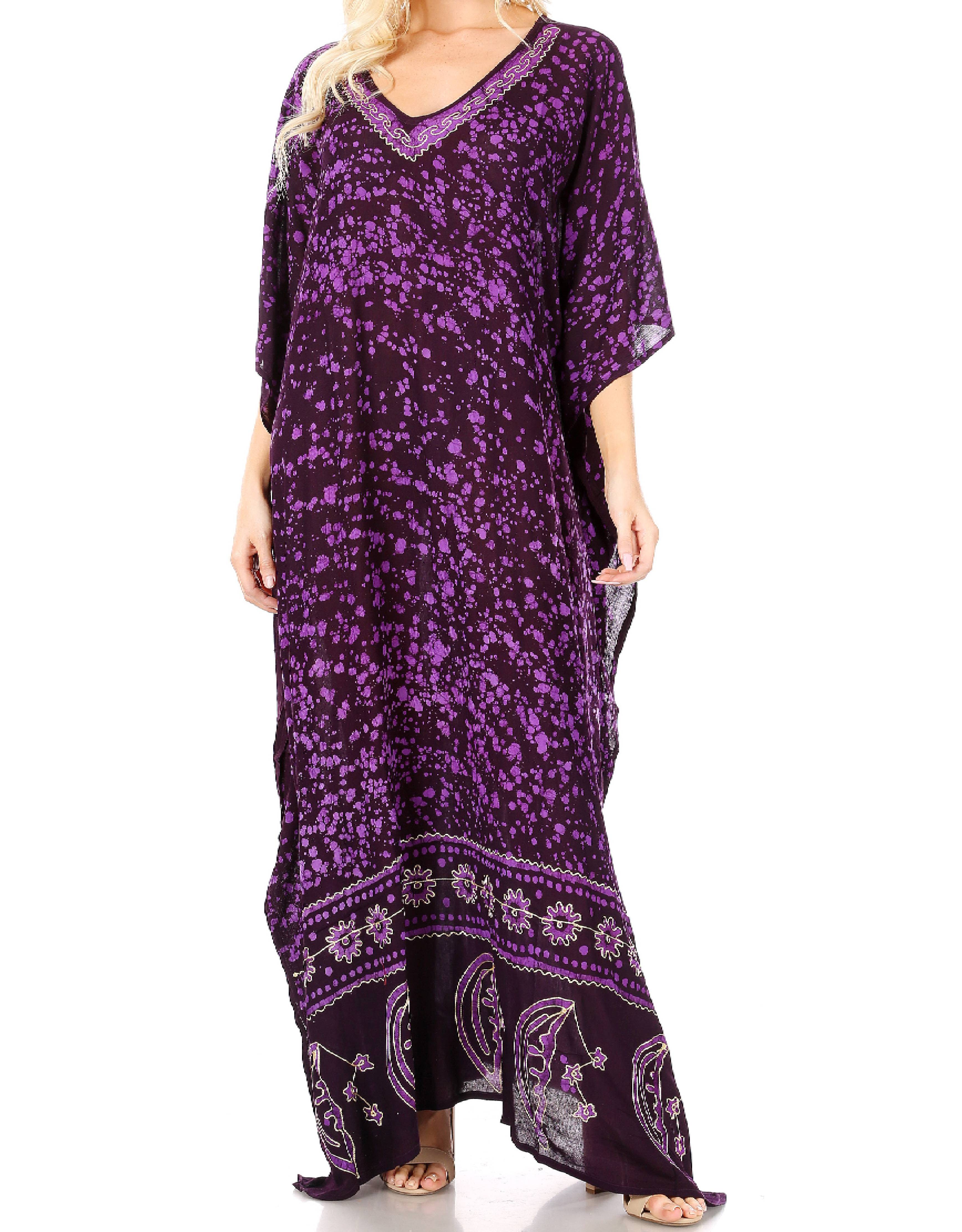 Sakkas Tacy Women's Boho Summer Maxi Dress for Casual or Lounge Wear - Image 51
