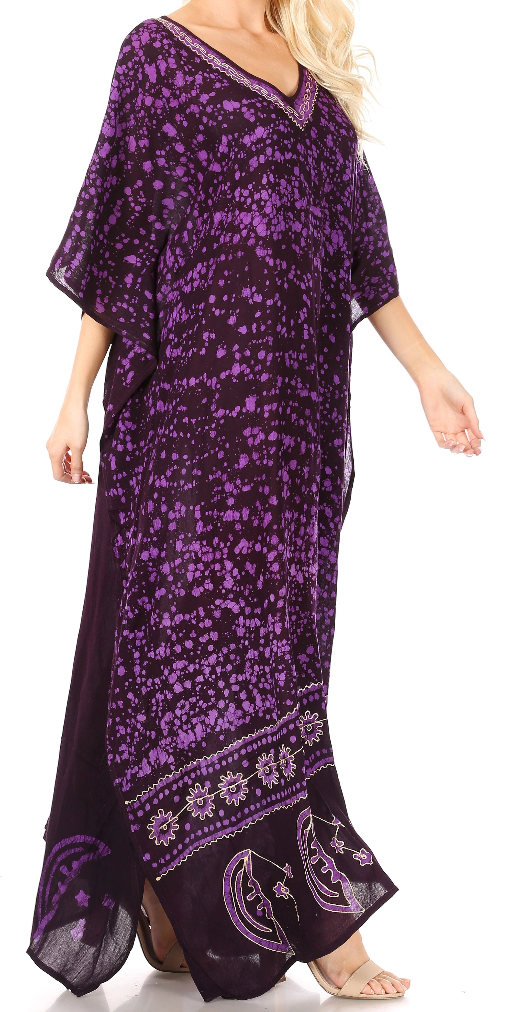 Sakkas Tacy Women's Boho Summer Maxi Dress for Casual or Lounge Wear - Image 54