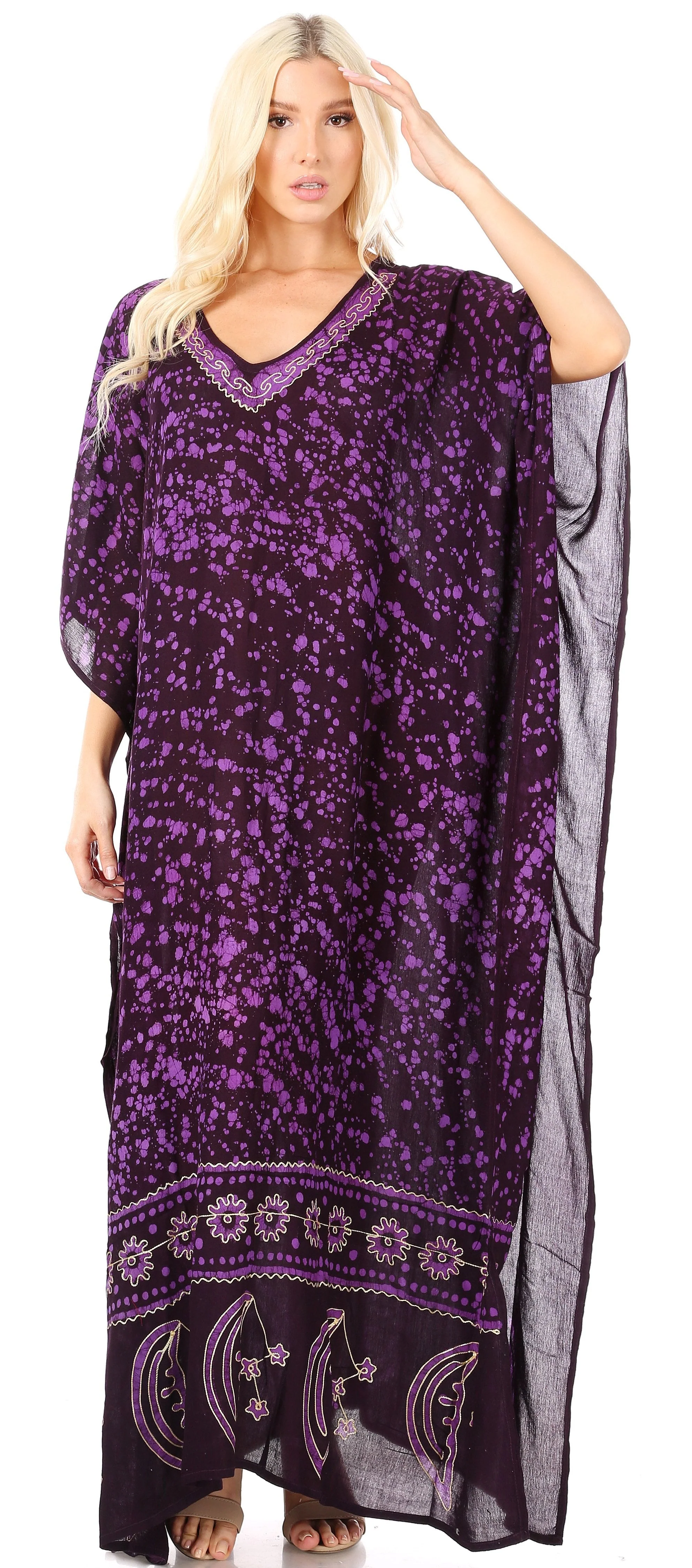 Sakkas Tacy Women's Boho Summer Maxi Dress for Casual or Lounge Wear - Image 55