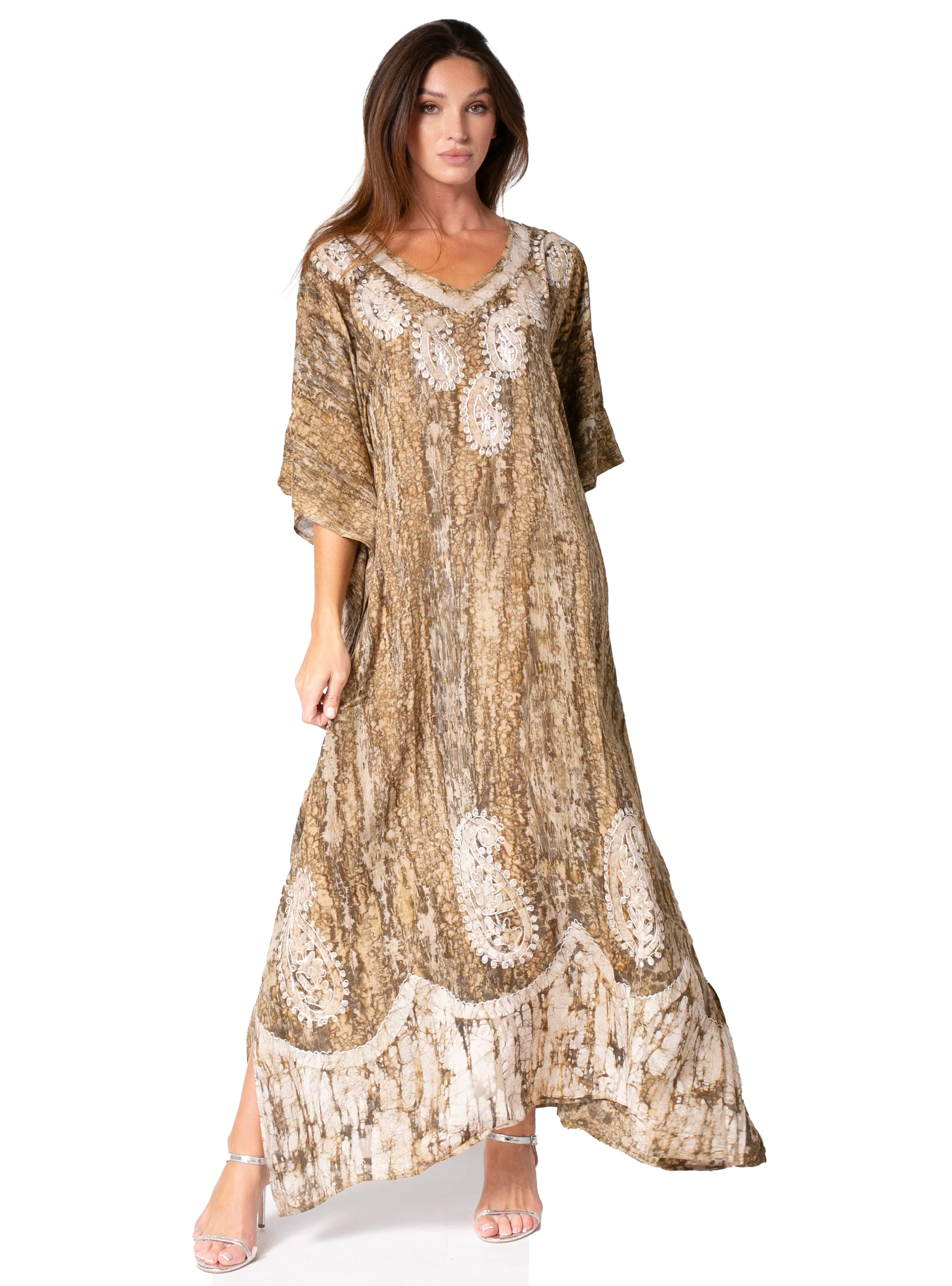 Sakkas Tacy Women's Boho Summer Maxi Dress for Casual or Lounge Wear - Image 60