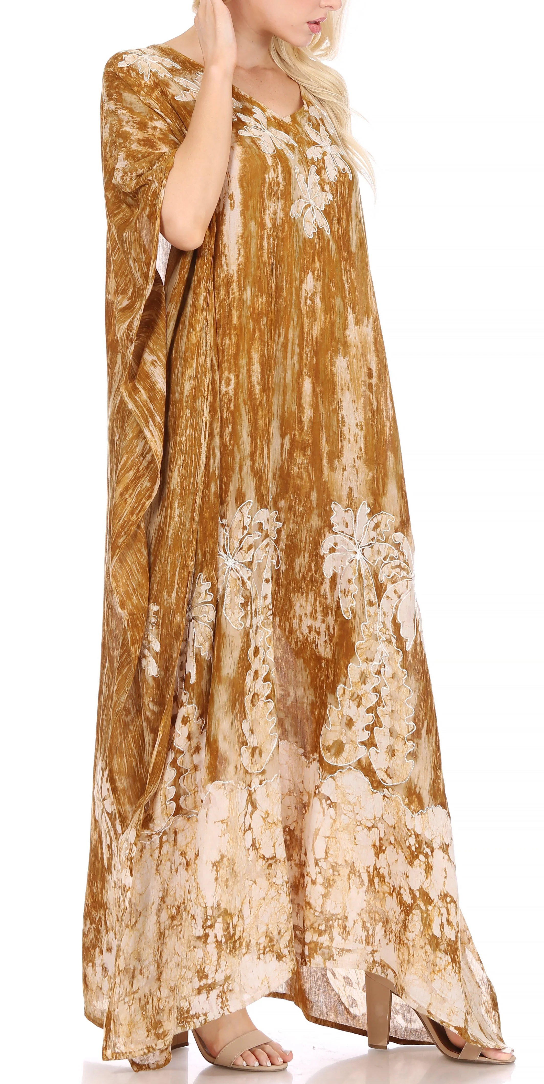 Sakkas Tacy Women's Boho Summer Maxi Dress for Casual or Lounge Wear - Image 65