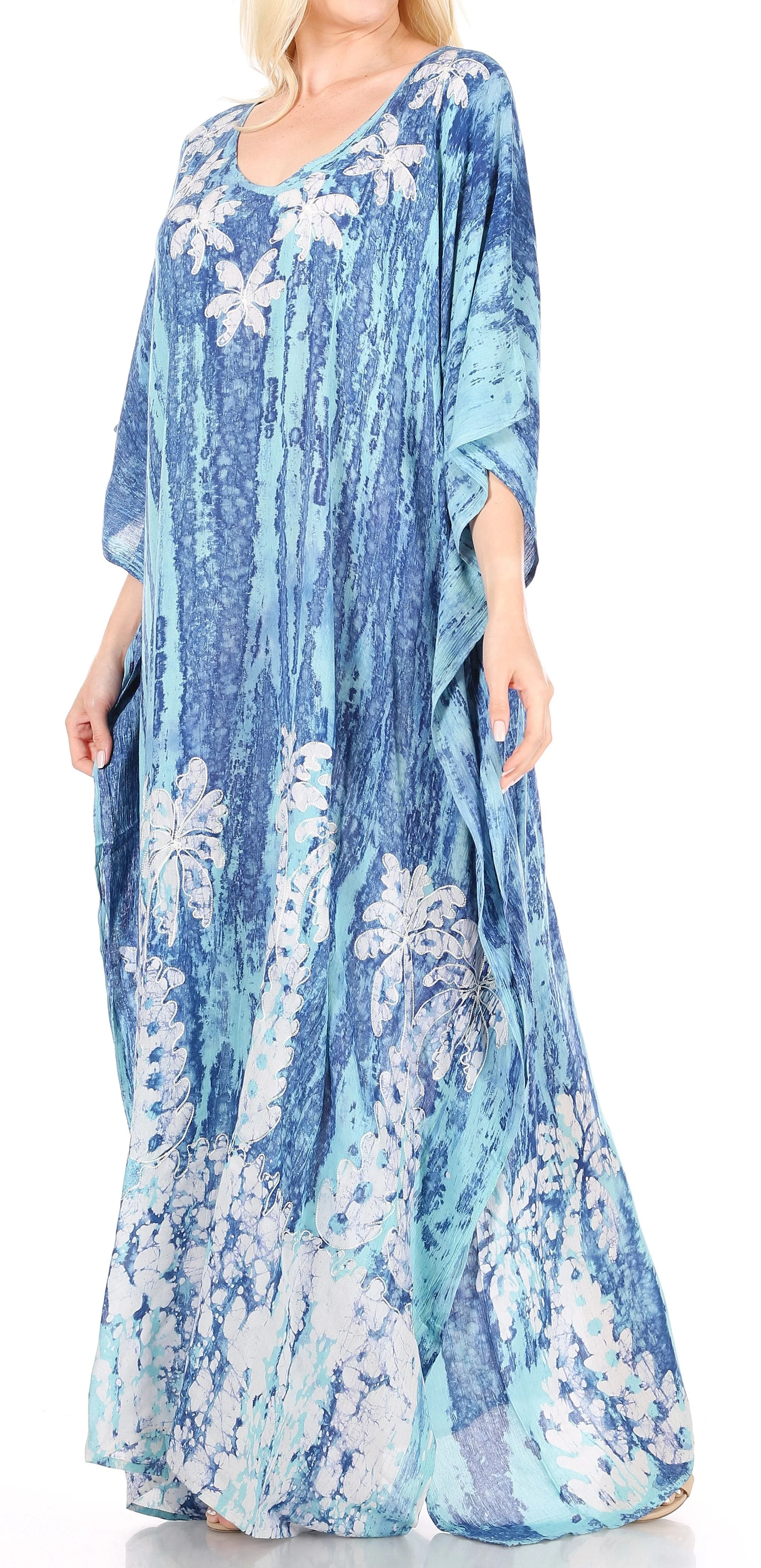 Sakkas Tacy Women's Boho Summer Maxi Dress for Casual or Lounge Wear - Image 89