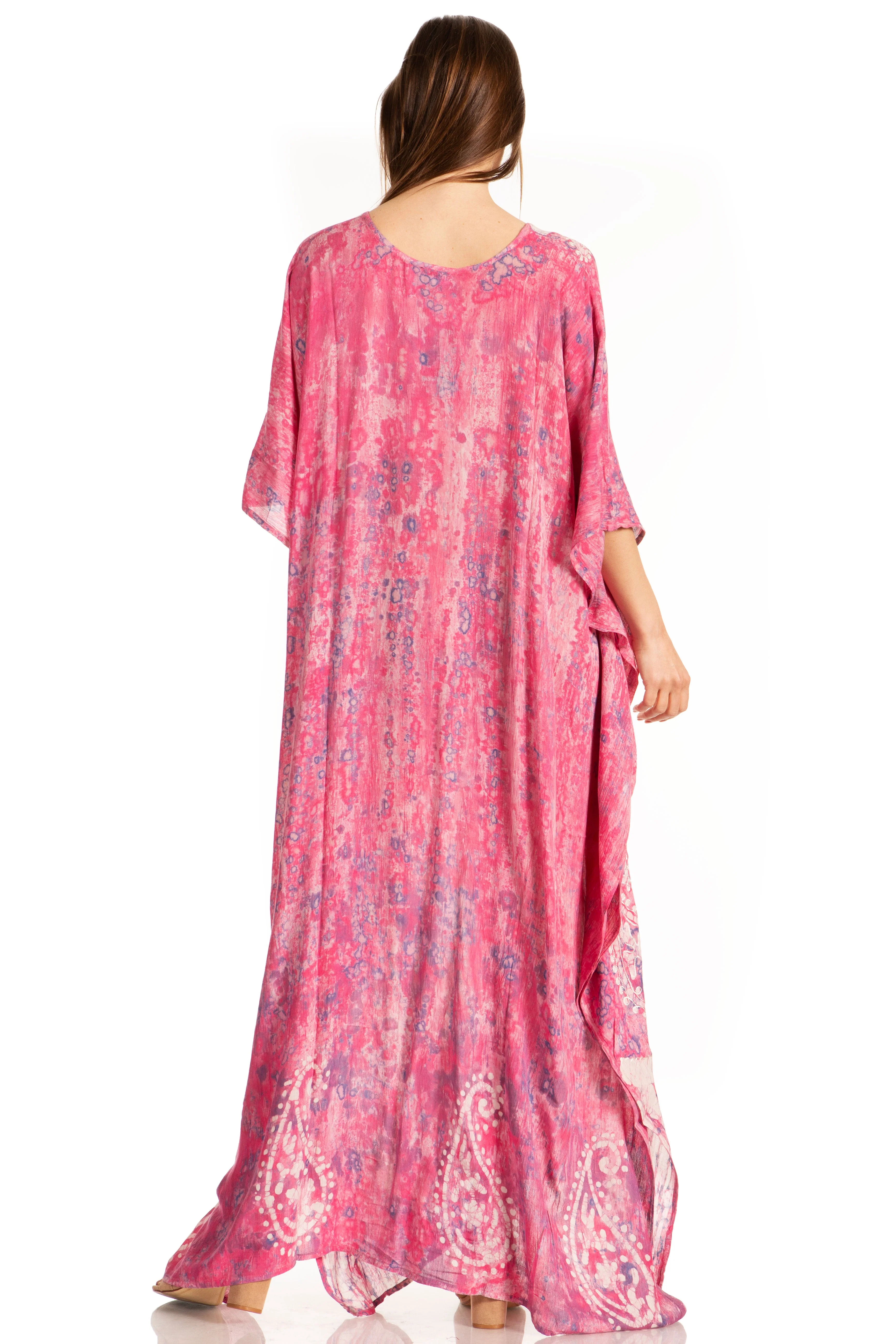Sakkas Tacy Women's Boho Summer Maxi Dress for Casual or Lounge Wear - Image 93