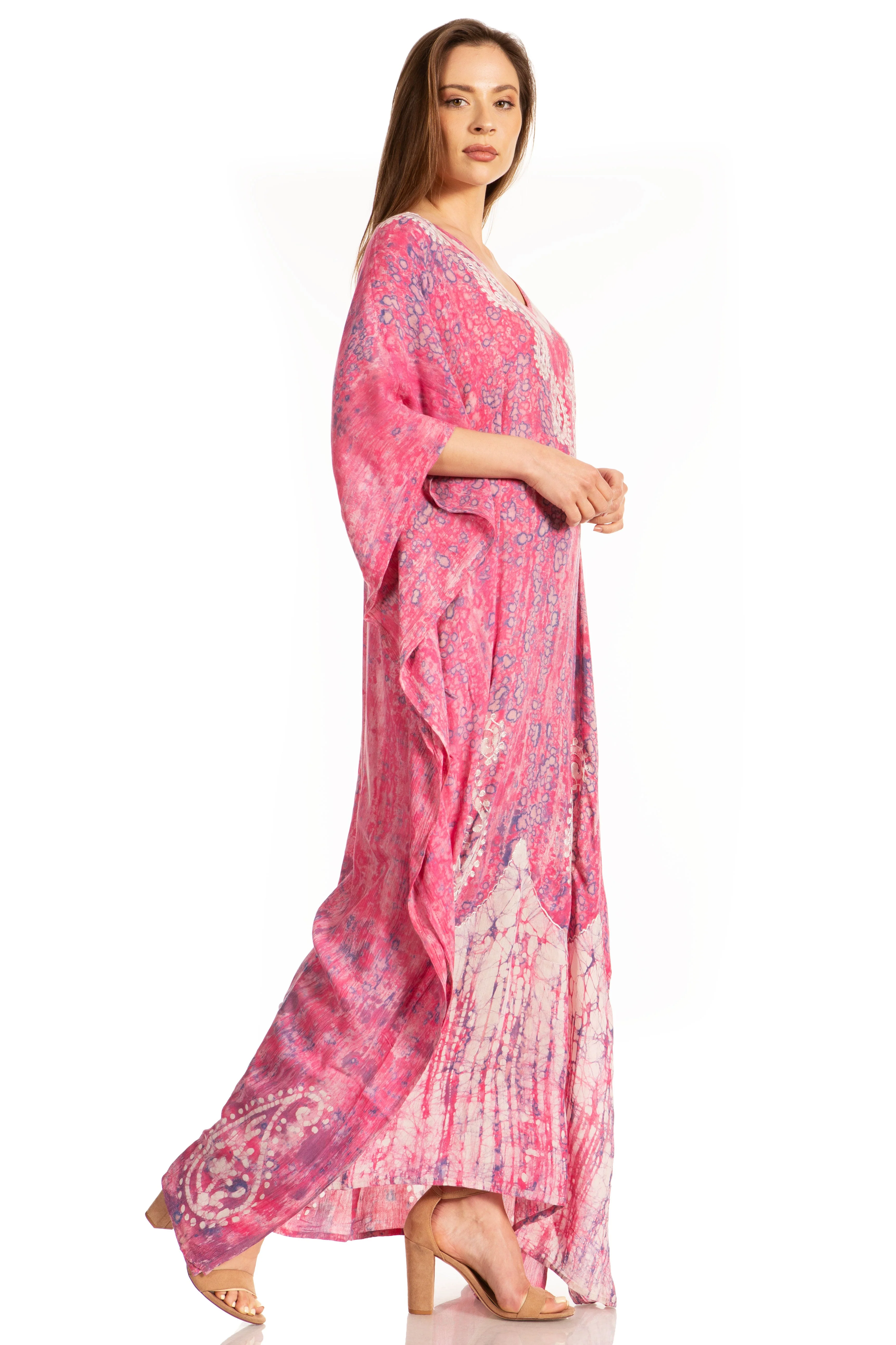 Sakkas Tacy Women's Boho Summer Maxi Dress for Casual or Lounge Wear - Image 94