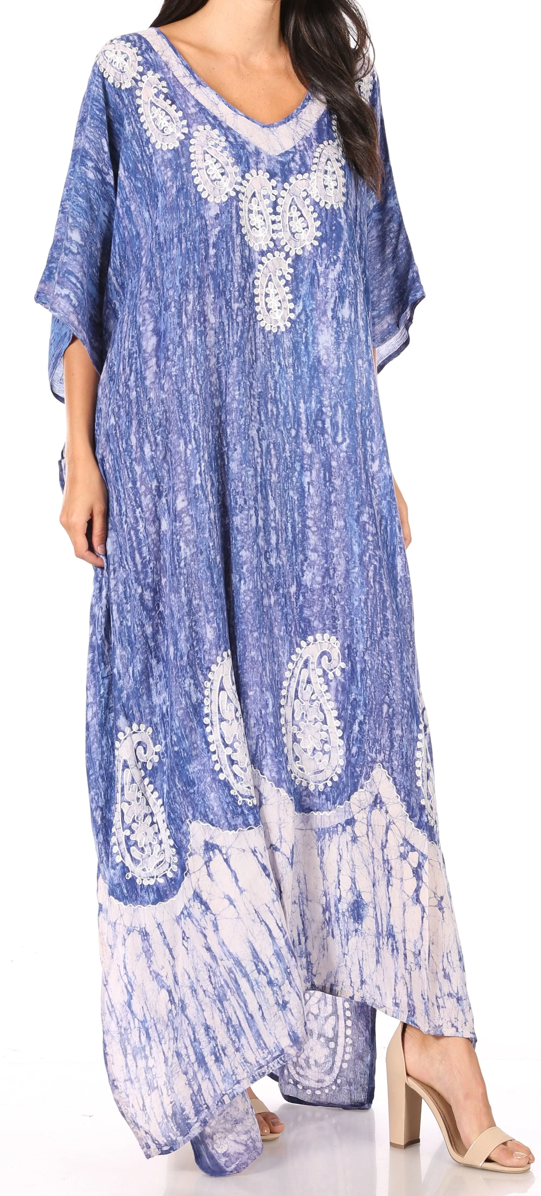 Sakkas Tacy Women's Boho Summer Maxi Dress for Casual or Lounge Wear - Image 99