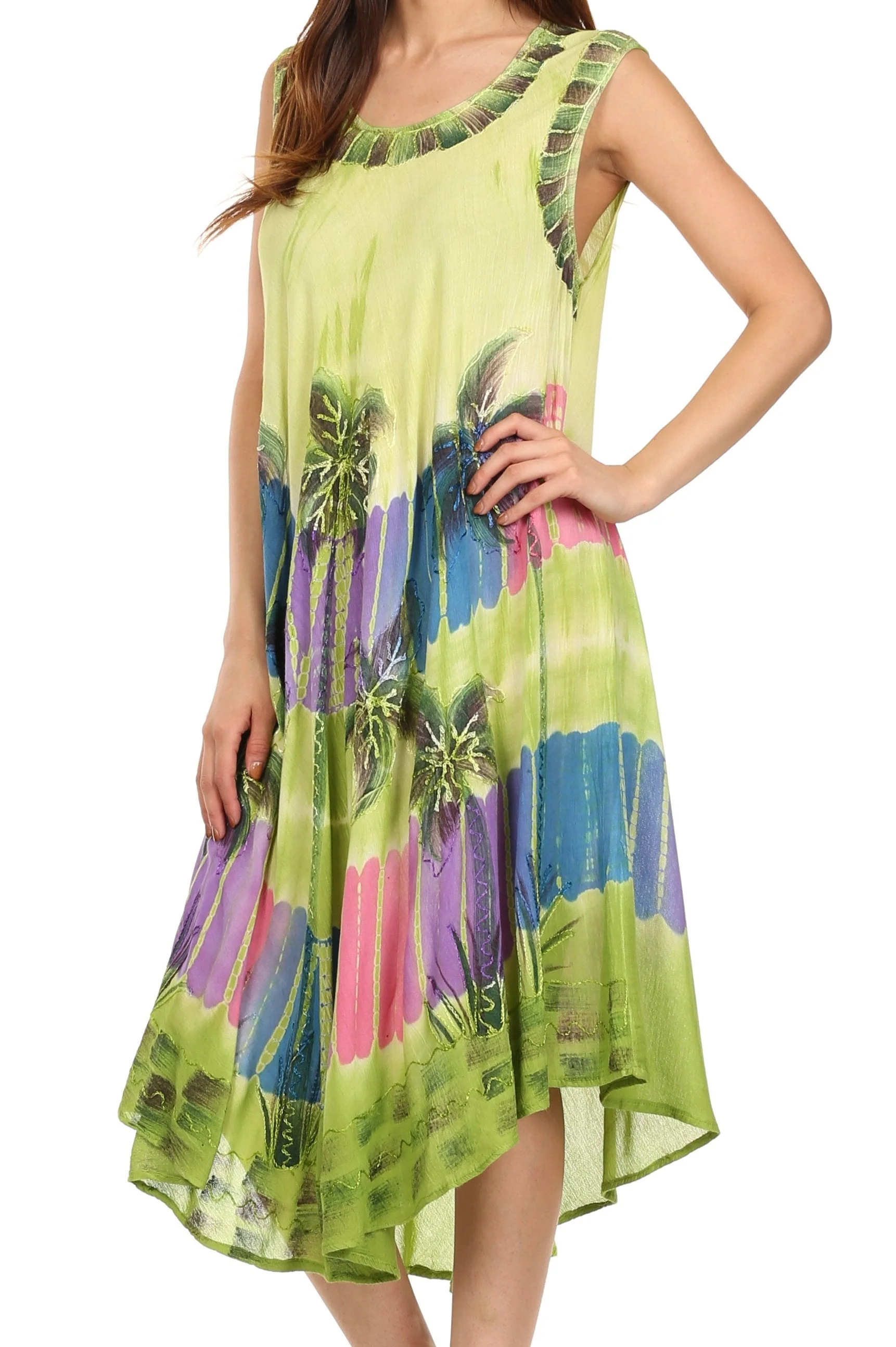 Sakkas Tasanee Caftan Tank Dress / Cover Up - Image 13