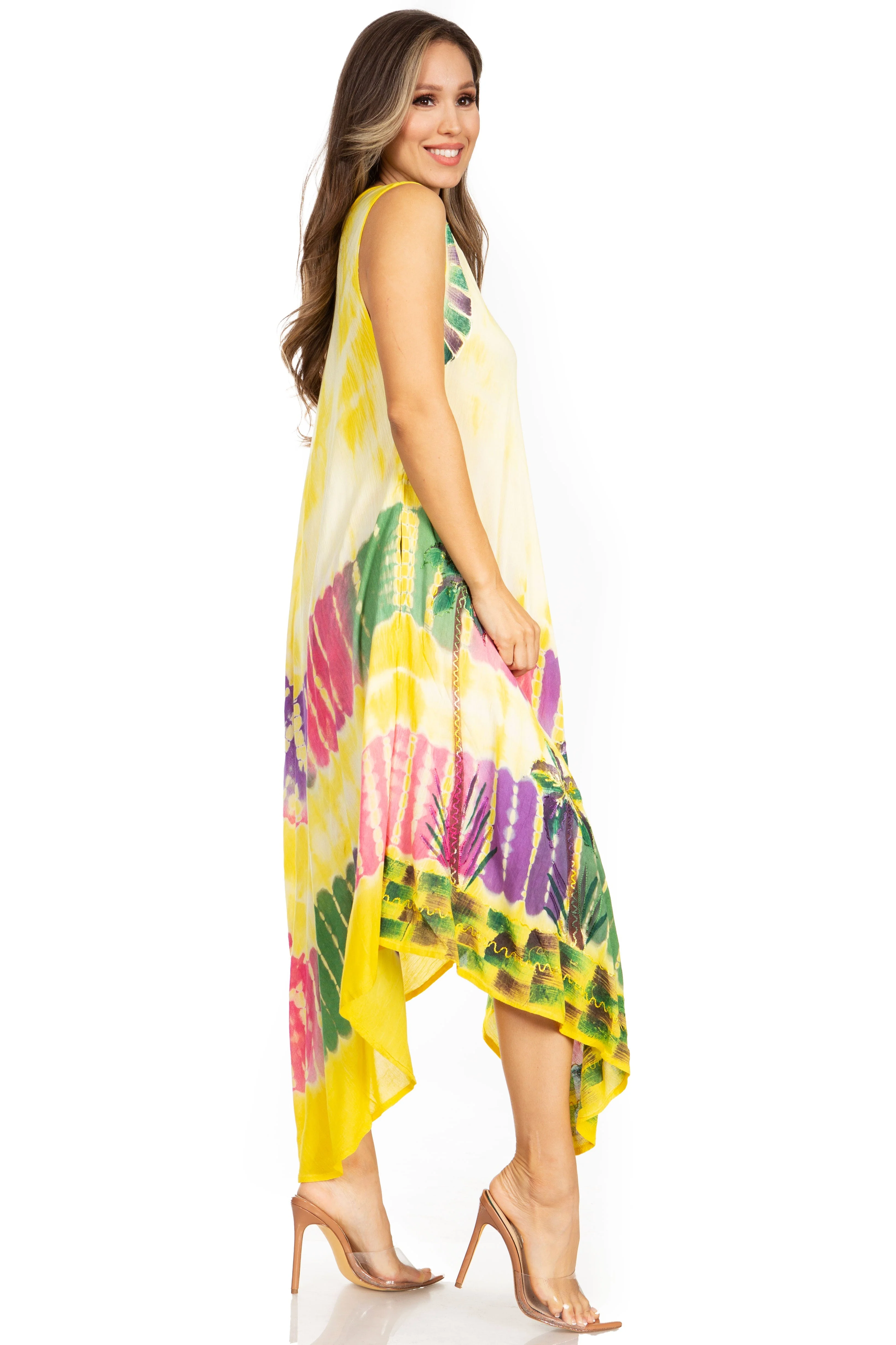 Sakkas Tasanee Caftan Tank Dress / Cover Up - Image 45