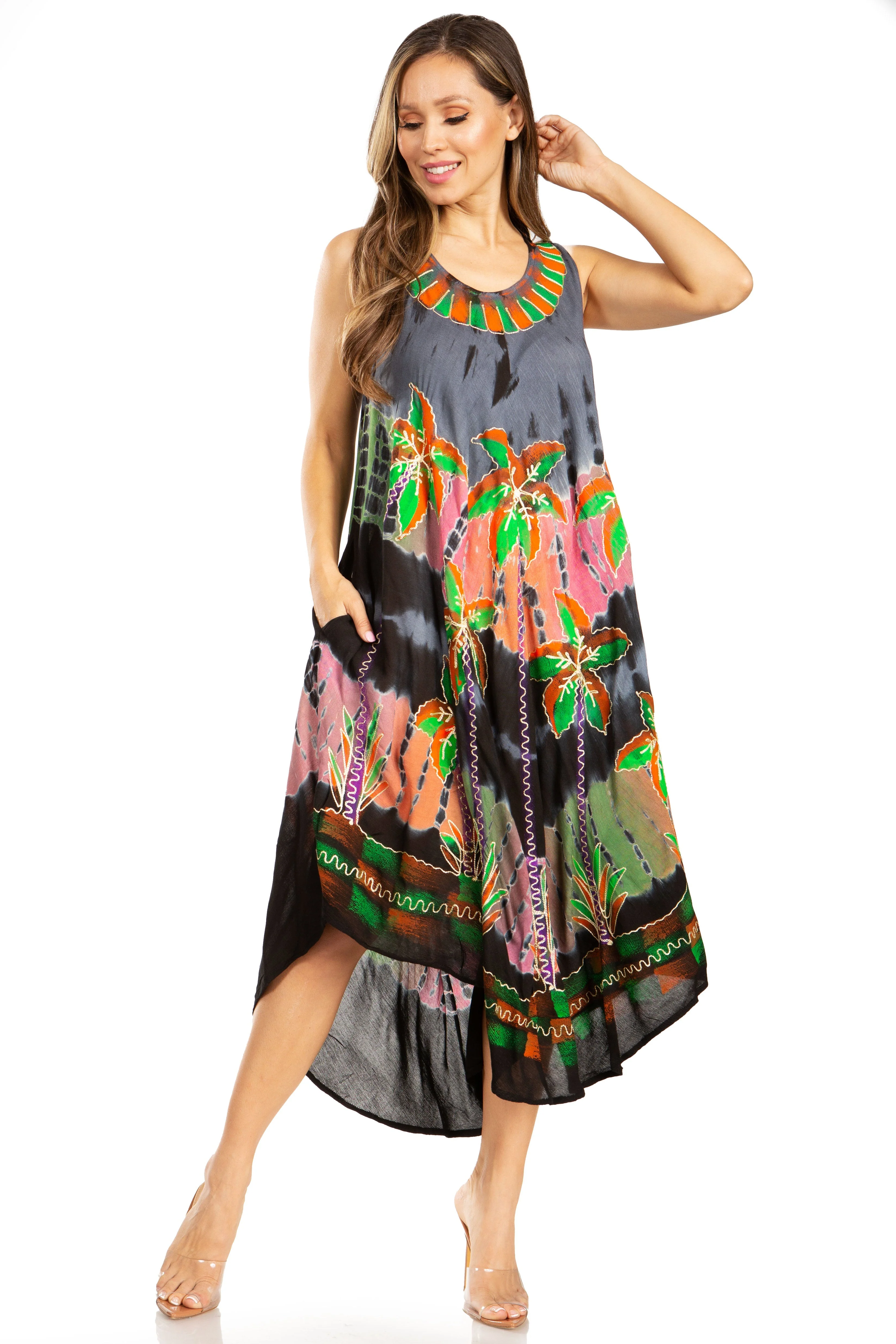 Sakkas Tasanee Caftan Tank Dress / Cover Up - Image 56