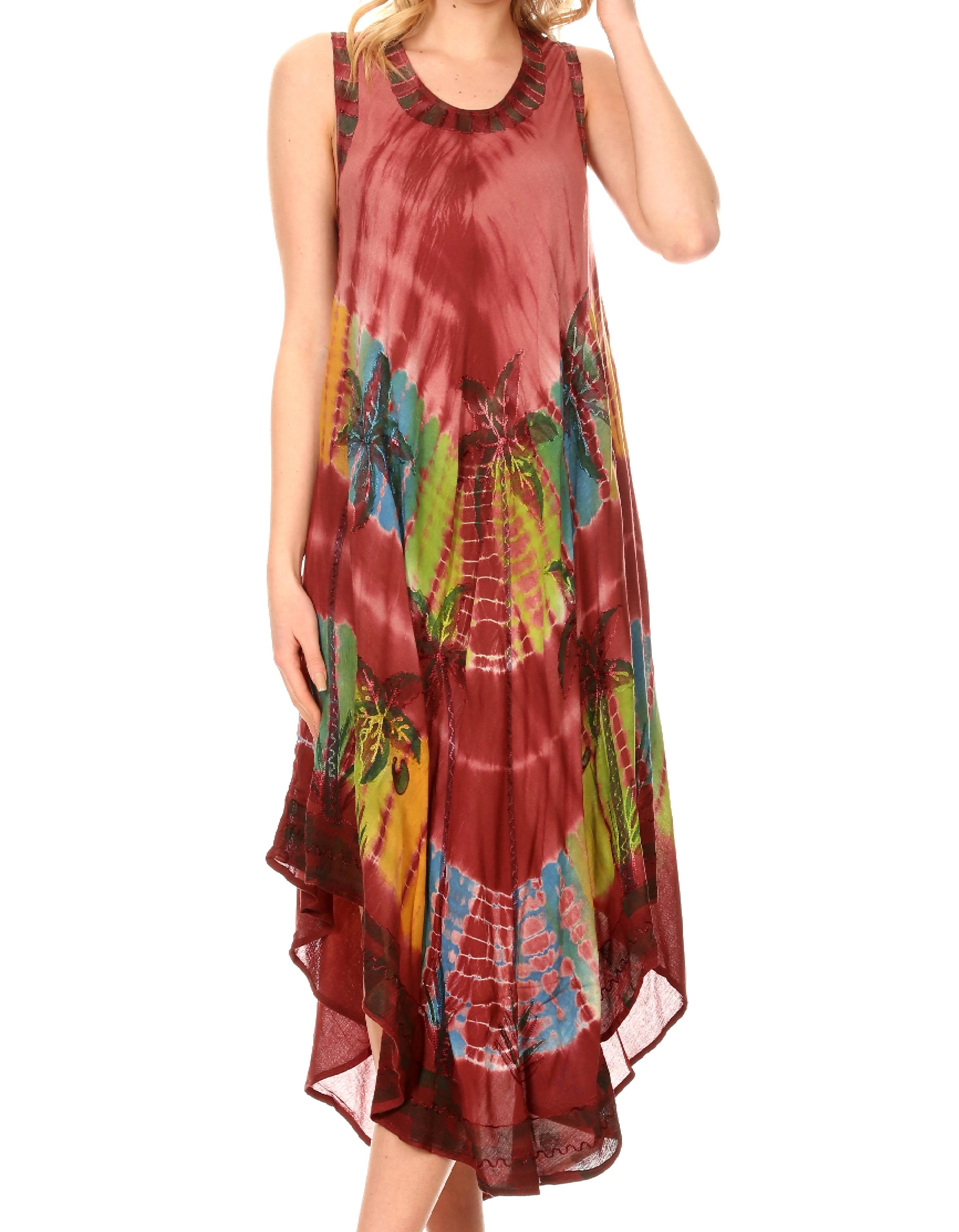 Sakkas Tasanee Caftan Tank Dress / Cover Up - Image 57