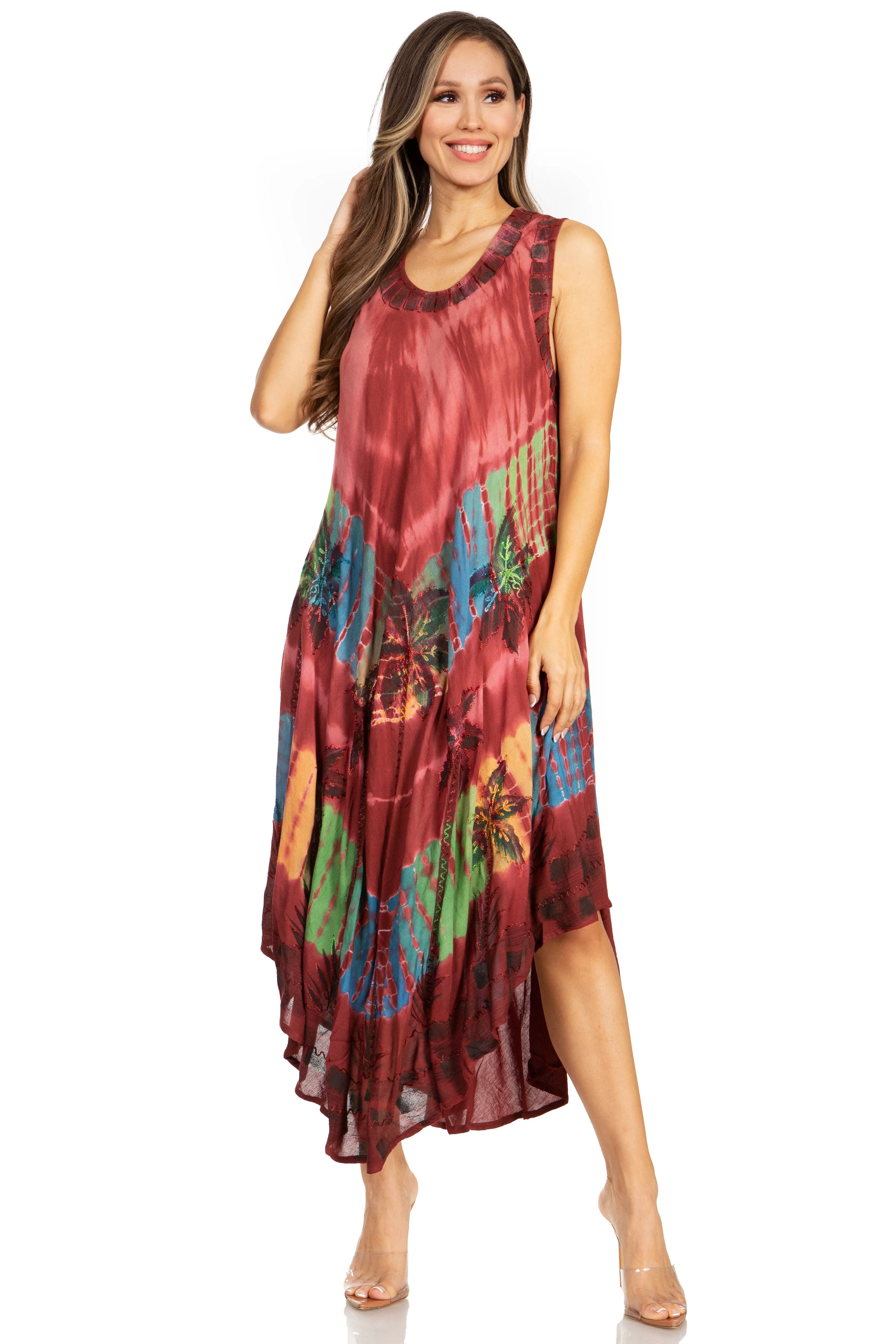 Sakkas Tasanee Caftan Tank Dress / Cover Up - Image 61