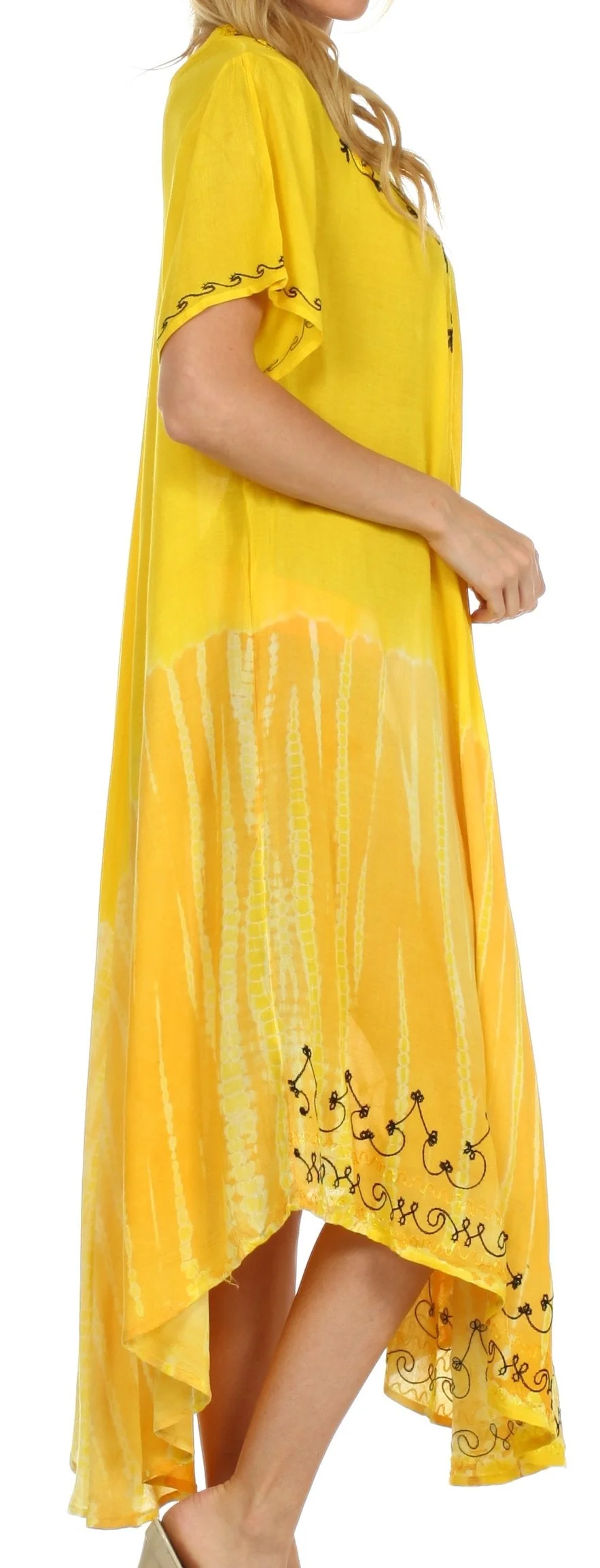 Sakkas Viveka Embroidered Caftan Dress - Image 48