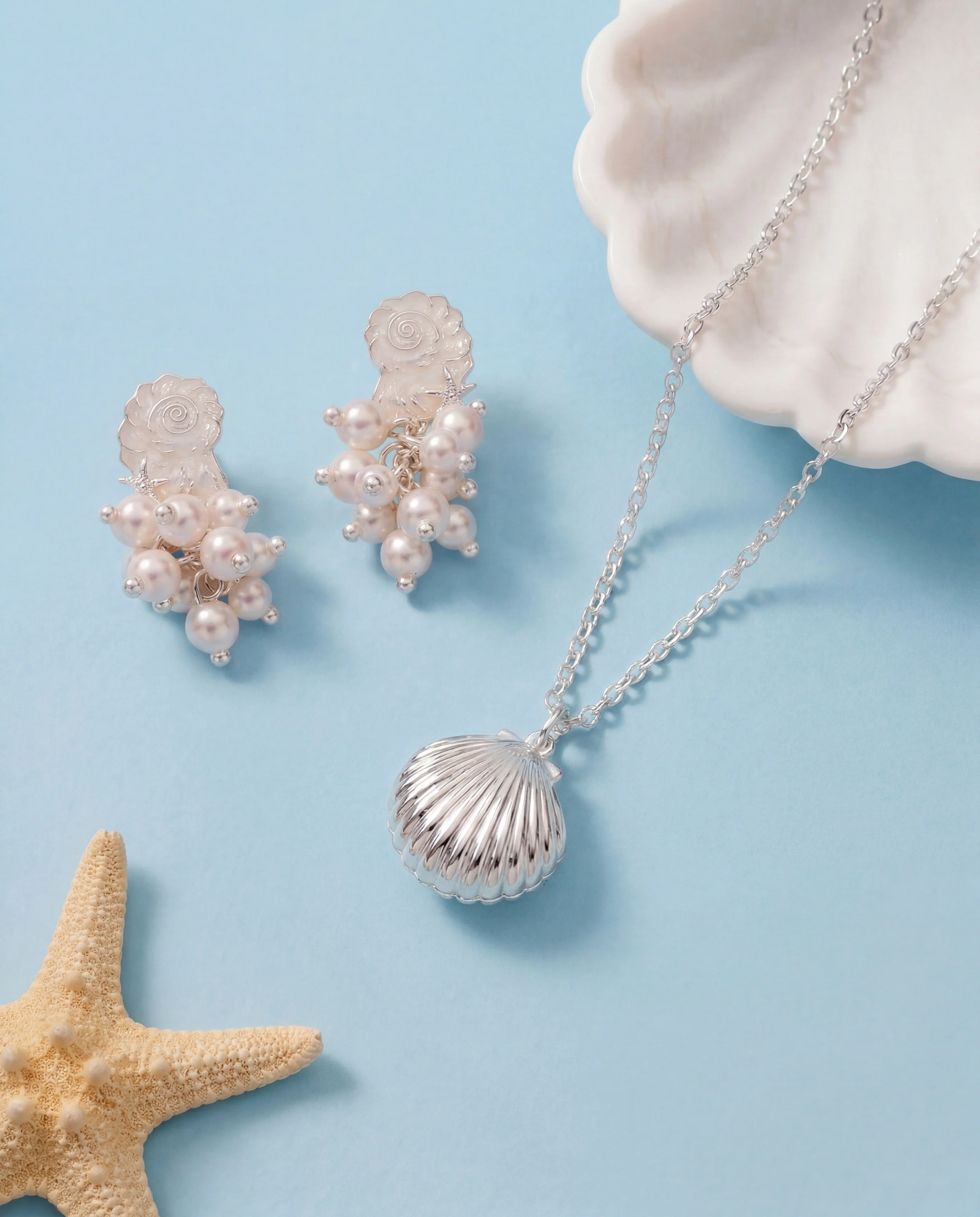 Salt + Sea 'Seashells Are Love Letters In The Sand' Seashell Locket Pendant - Image 7