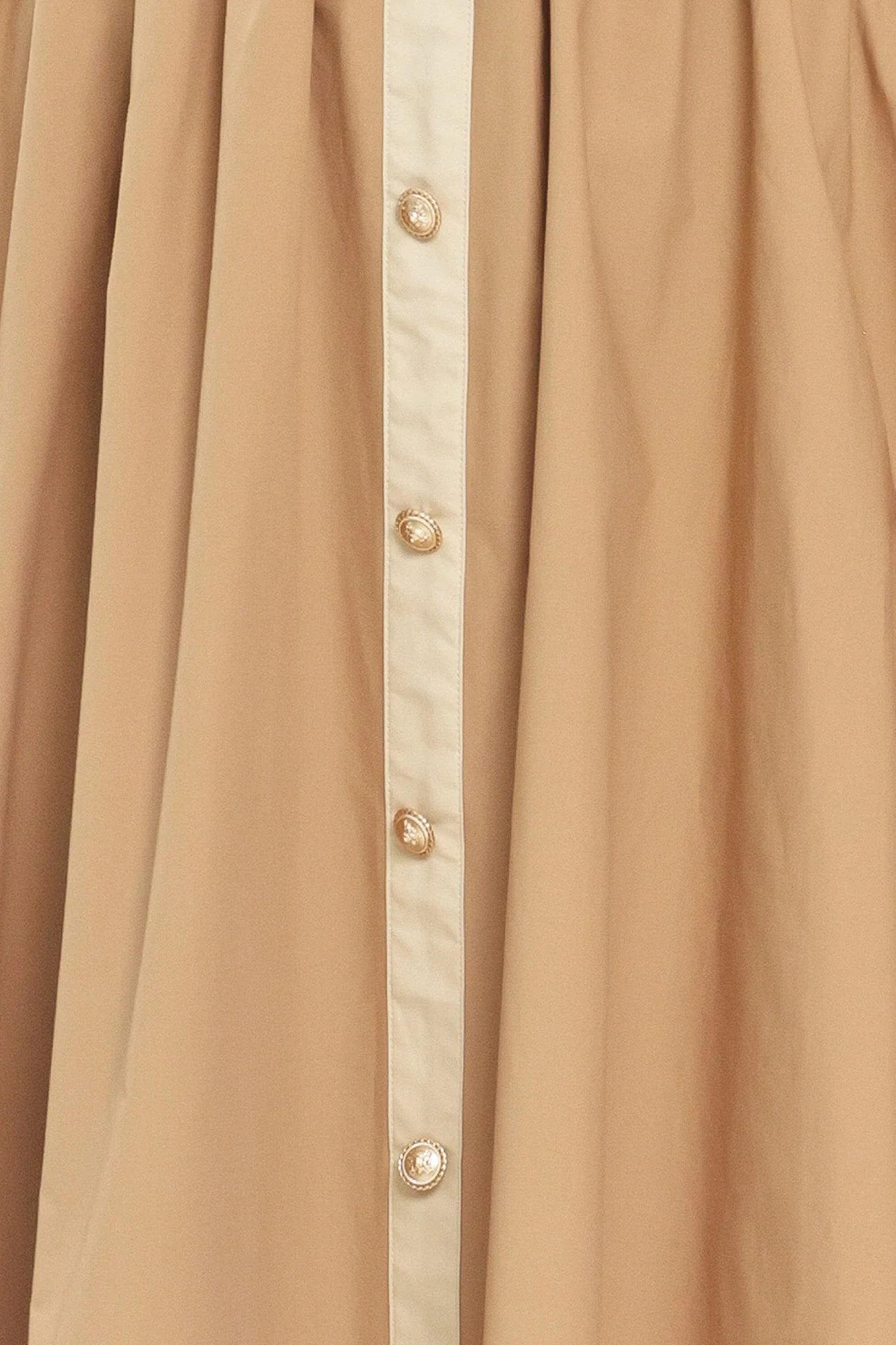 Sandstone Sweetheart Woven Midi Dress - Image 7