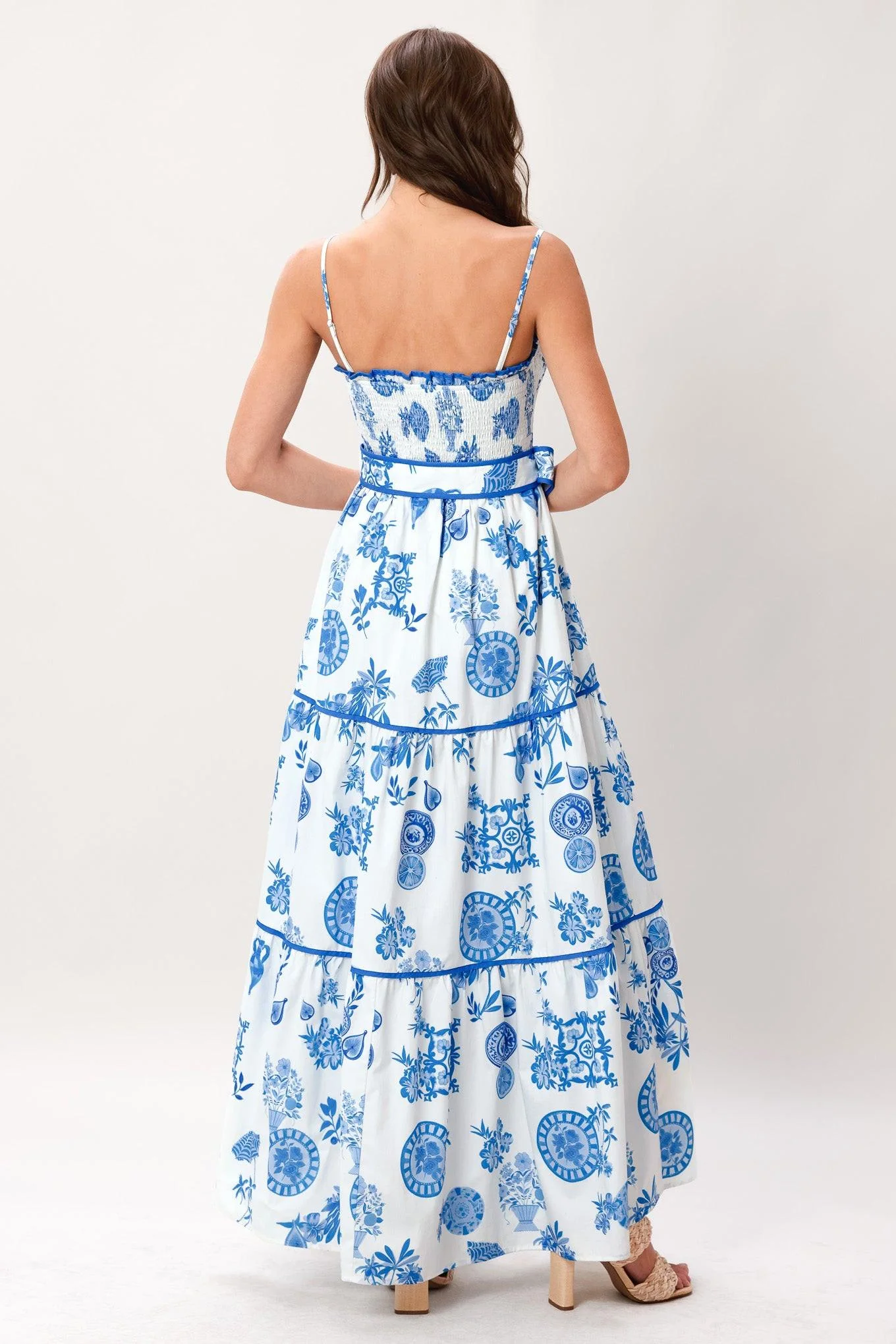Santorini Dream Woven Maxi Dress - Image 2