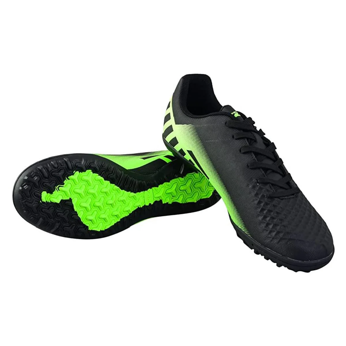Santos Turf Soccer Shoes-black/green - Image 3