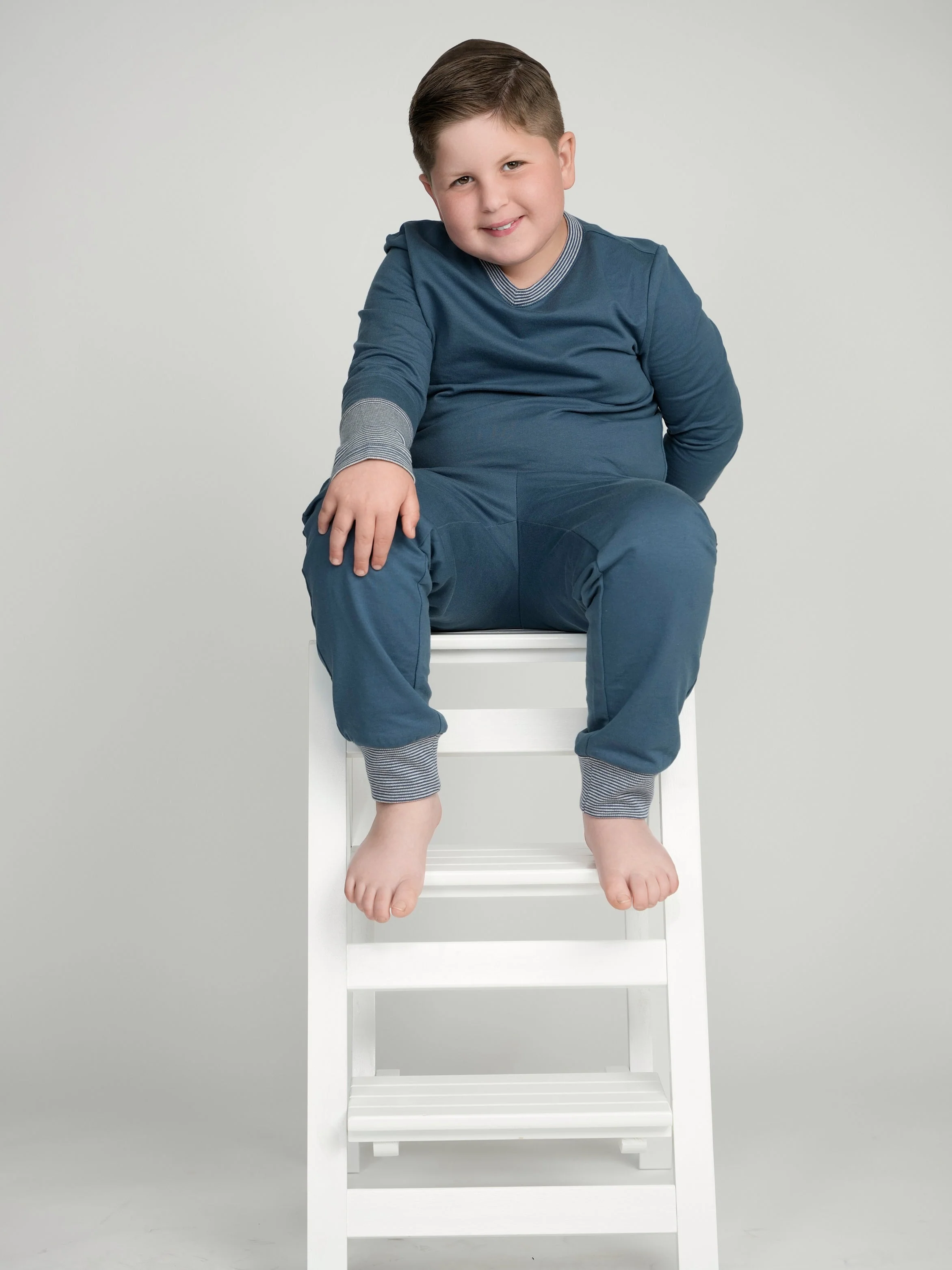 Sapphire Cuffed Pajamas - Image 4