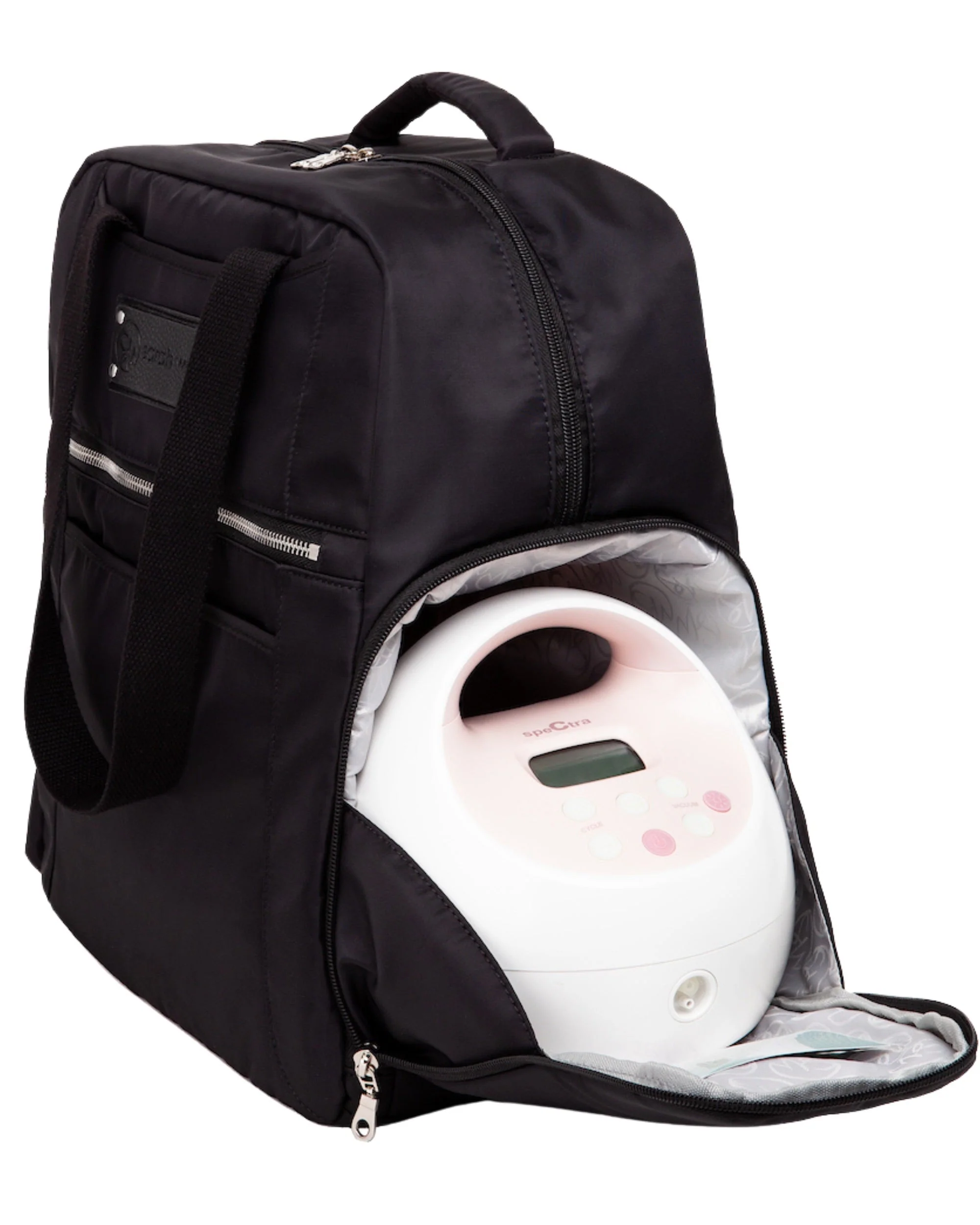 Sarah Wells Kelly Breast Pump Backpack & Tote  – Insulated Pocket, Laptop Sleeve & Easy-Clean Interior – Fits All Pumps for Moms - Image 20