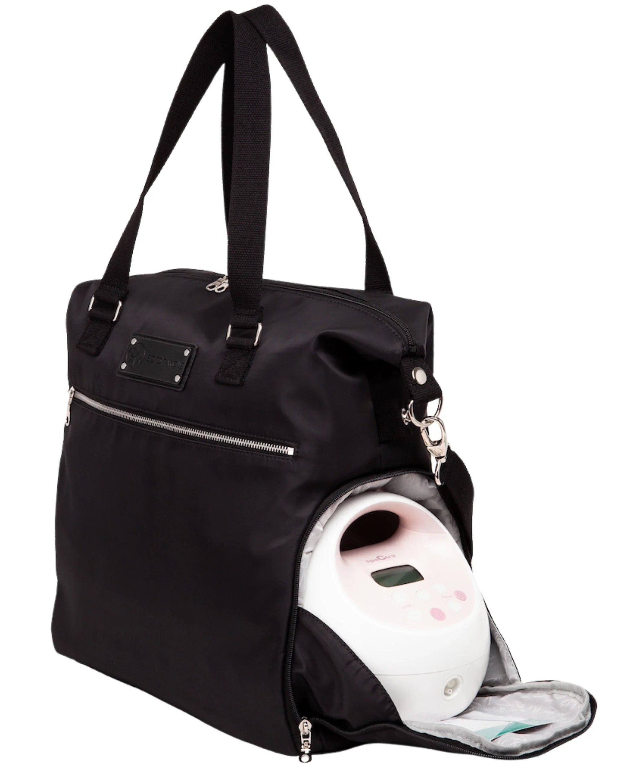 Sarah Wells Lizzy Breast Pump Tote – Lightweight, Easy-Clean Bag with Insulated Pocket, Laptop Sleeve & Side Storage – Fits Pumps & More - Image 18