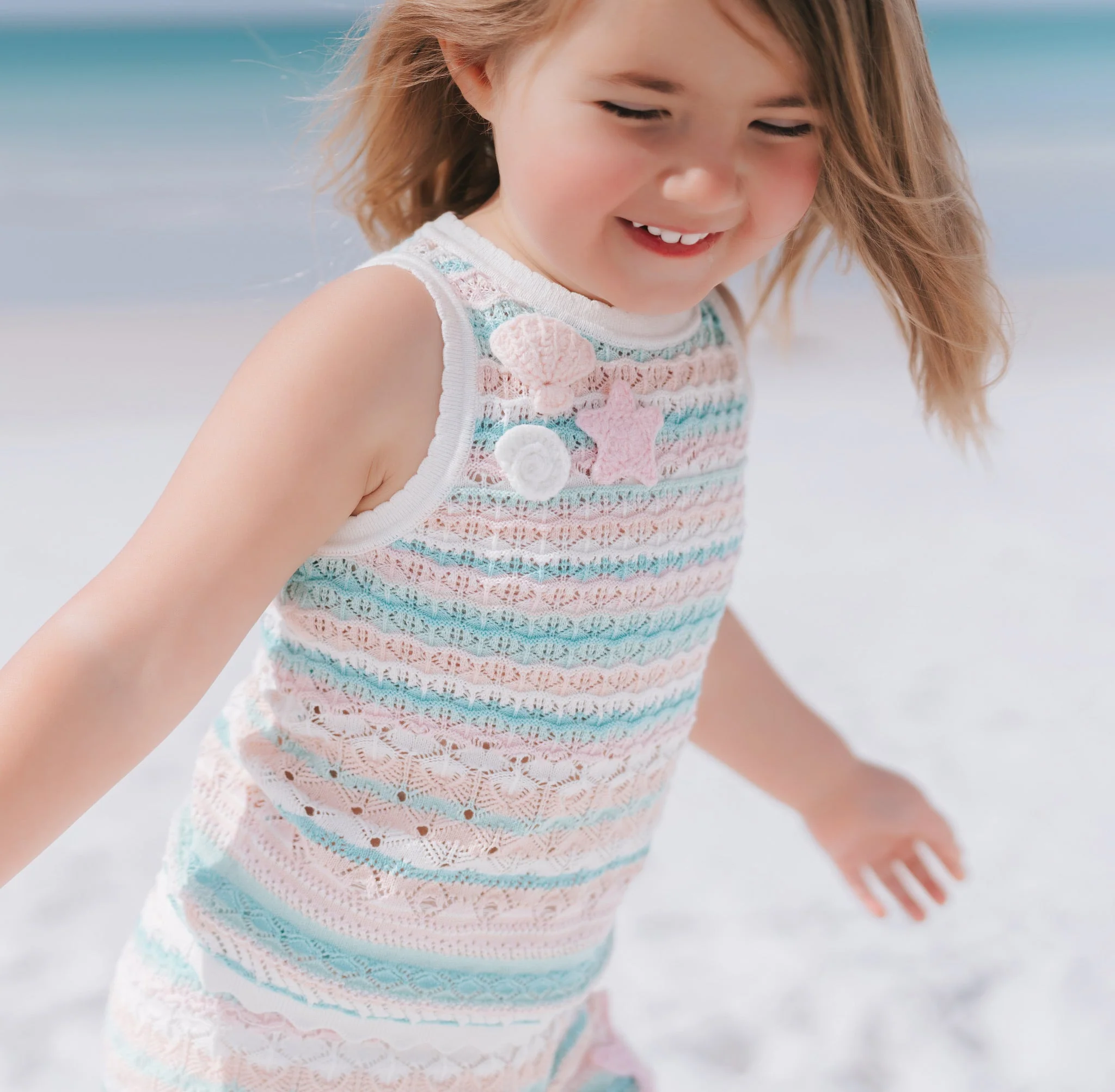 Seashore Stripe Knit Tank - Image 4
