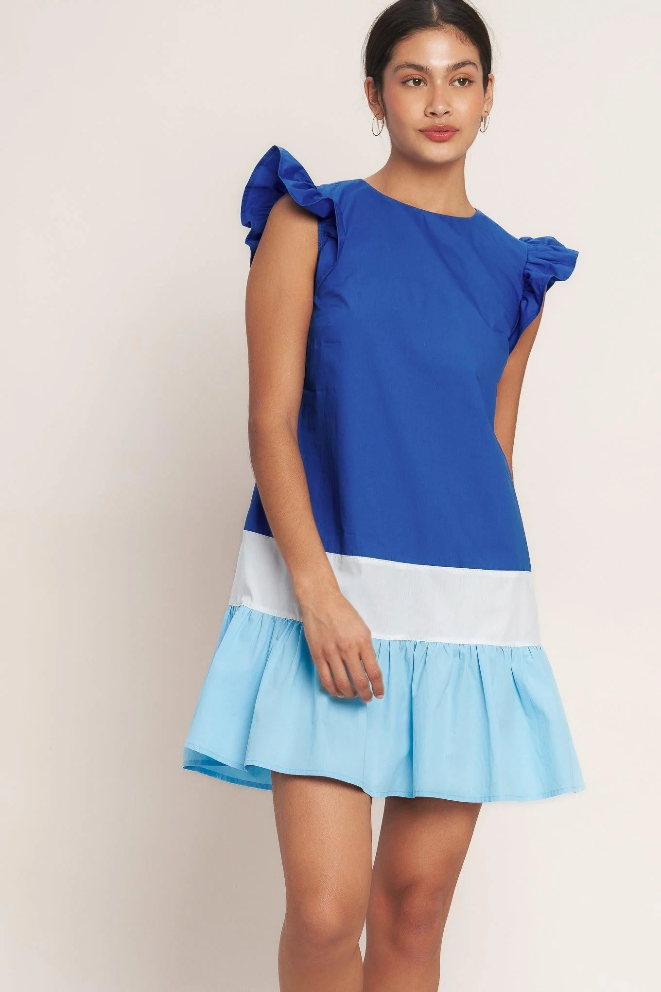 Seaside Sweetheart Color Blocked Mini Dress - Image 5