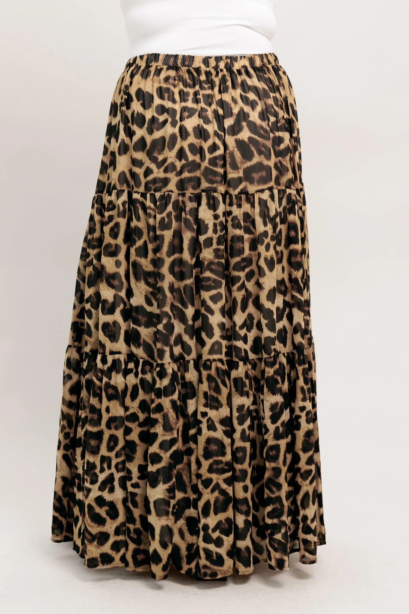Seasonless Styling Woven Maxi Skirt - Image 9