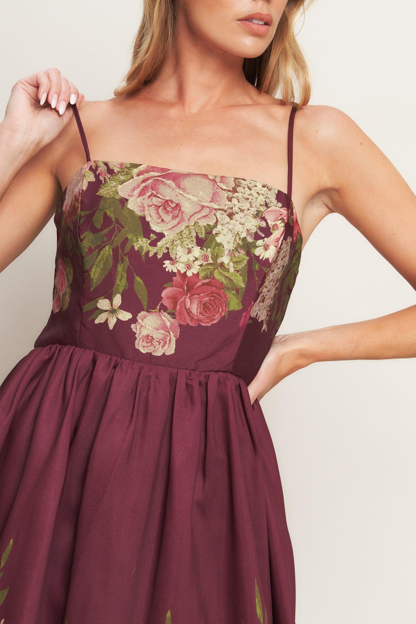 Secret Garden Romance Woven Ankle Dress - Image 2