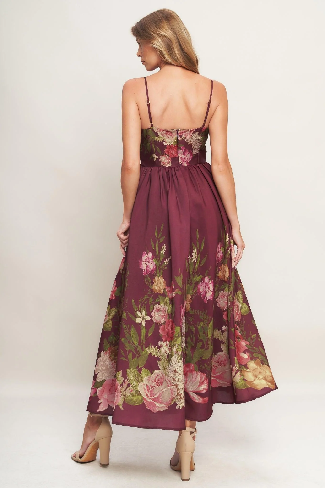 Secret Garden Romance Woven Ankle Dress - Image 4
