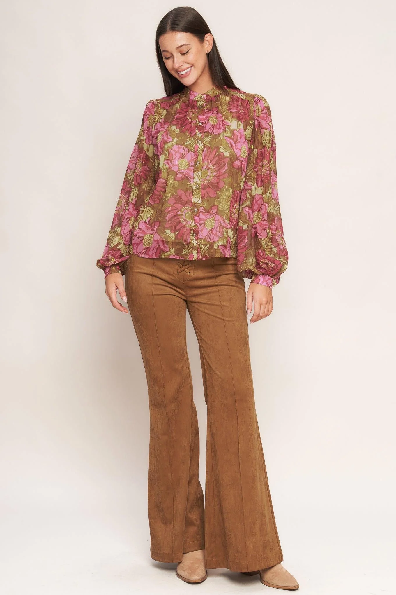 Secret Petals Woven Top - Image 4