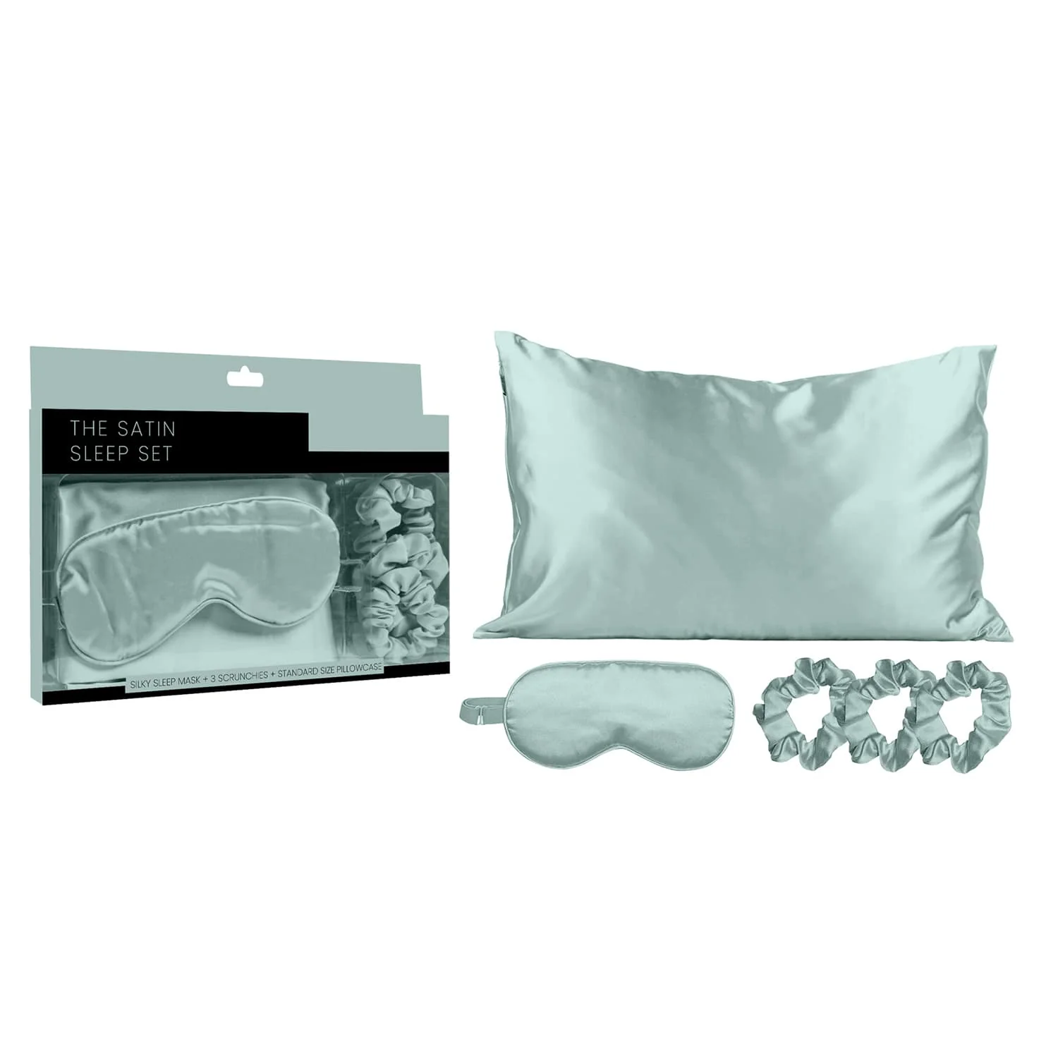 Seeboo 5-Piece: Silky Satin Cozy Comfortable Blush Sleep Set for Peaceful Sleep and Healthy Skin - Image 27