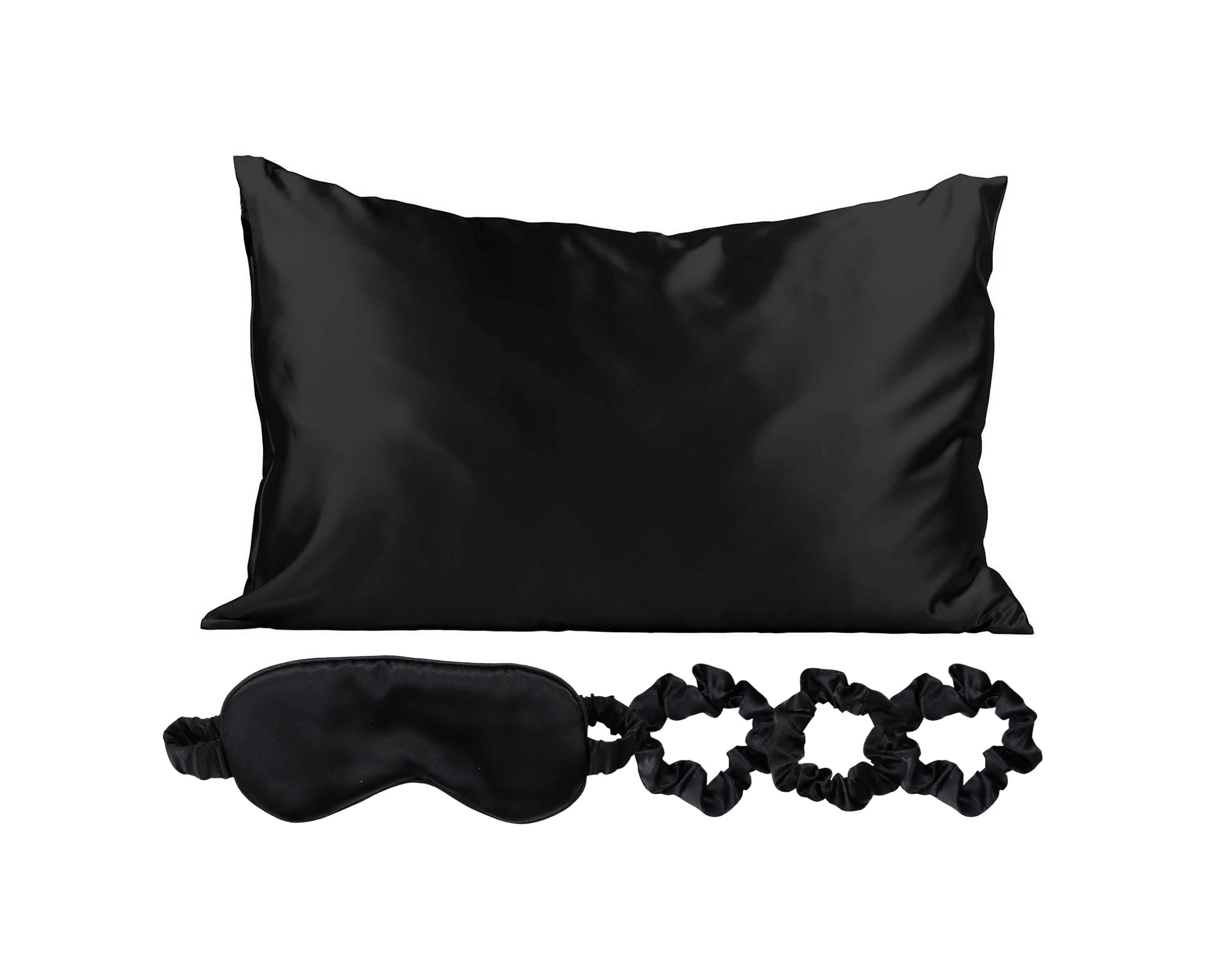 Seeboo 5-Piece: Silky Satin Cozy Comfortable Blush Sleep Set for Peaceful Sleep and Healthy Skin - Image 4