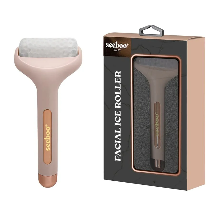 Seeboo Ice Face Roller Massager for Puffiness Relief Pain and Minor Injury Tighten Pores