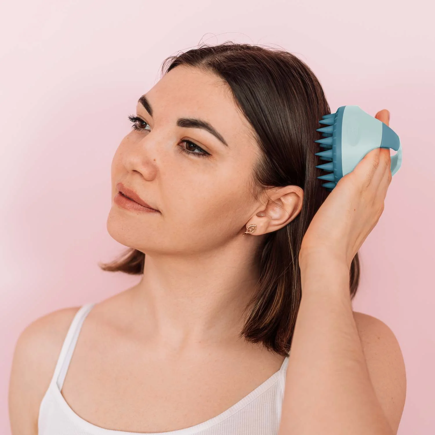 Seeboo Wet And Dry Relaxing Hair Scalp Silicone Massager Brush For Hair Growth - Image 3