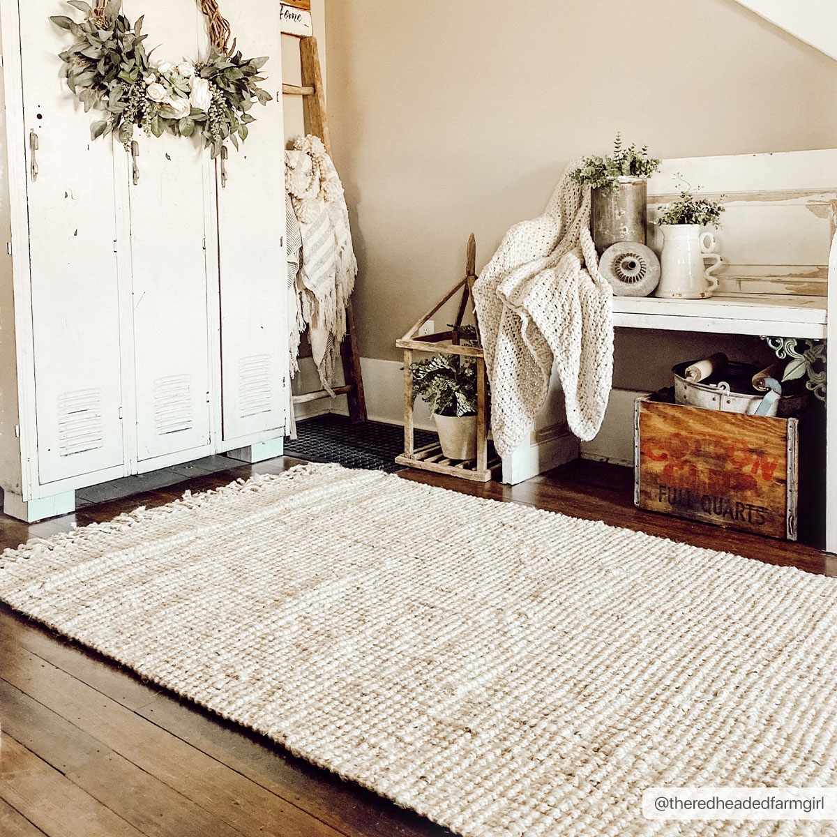 Senneterre Bleached Jute Rug - Image 17