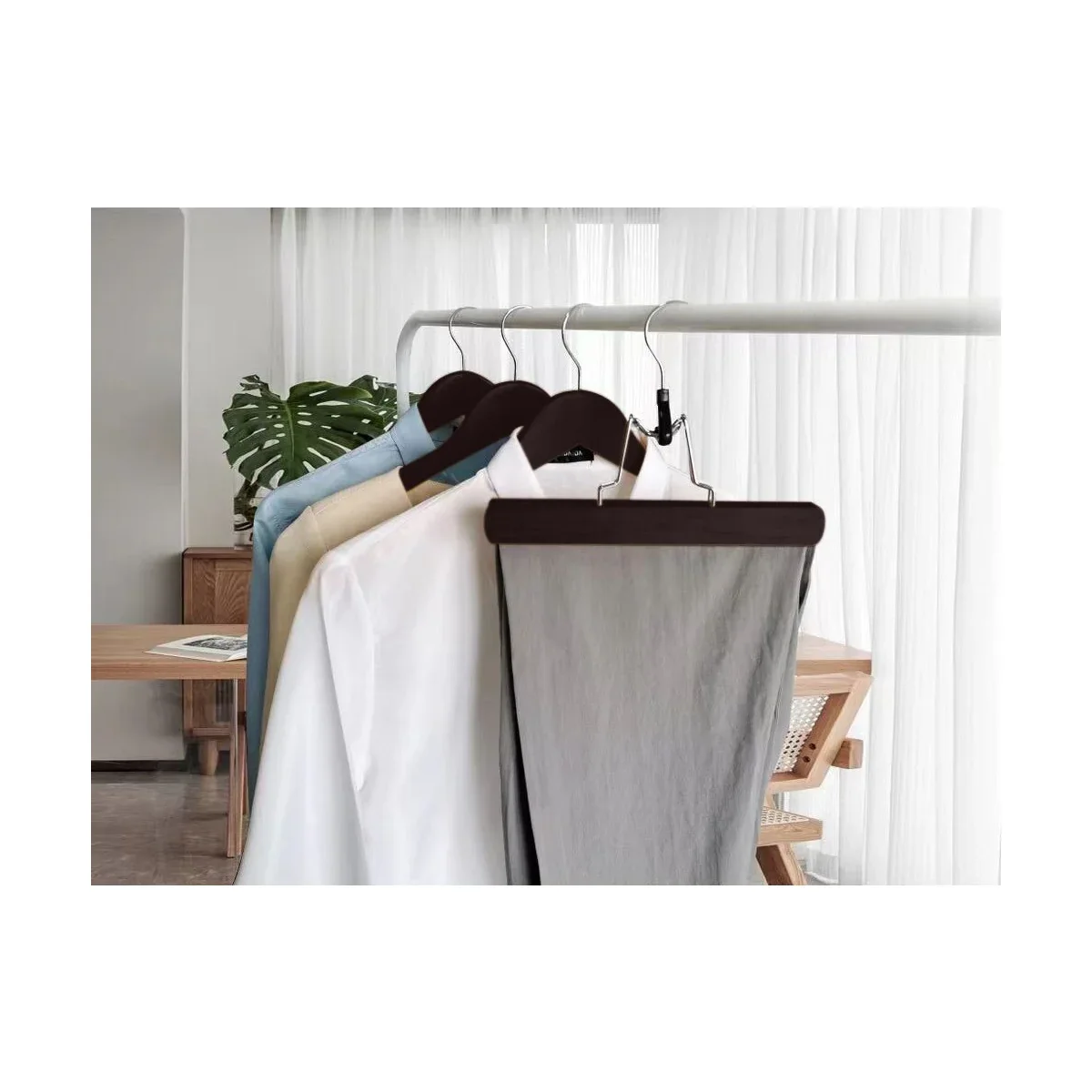Set of 6 Trouser Clamp Hangers - Image 15
