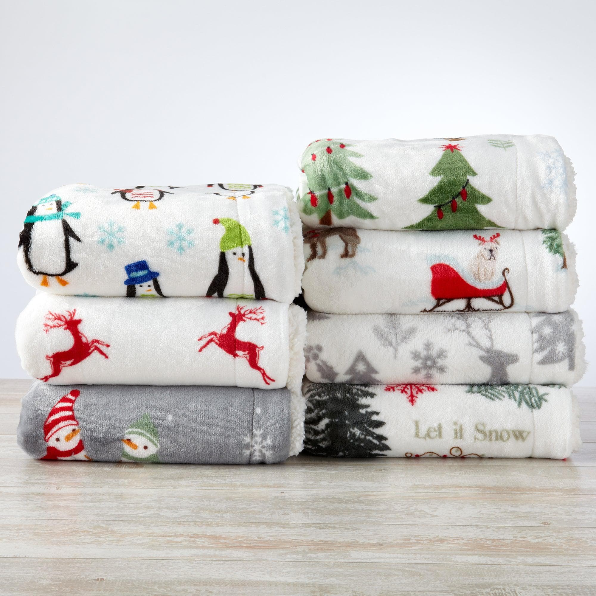 Sherpa Throw Blanket - Eve Collection - Image 10