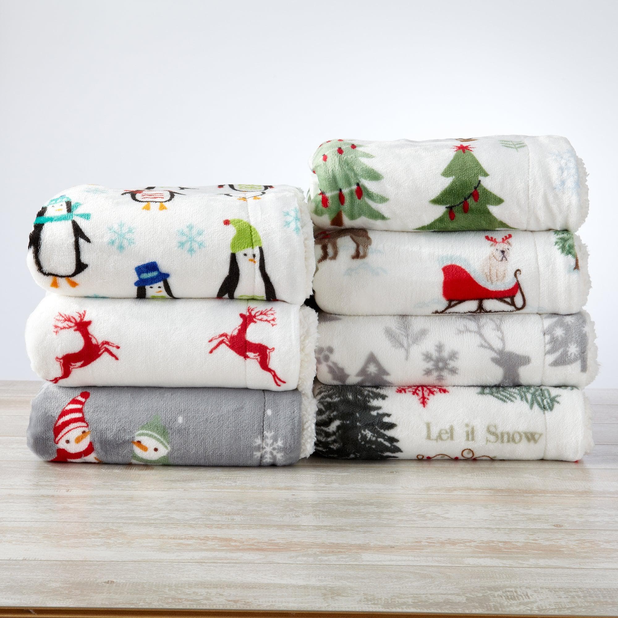 Sherpa Throw Blanket - Eve Collection - Image 32