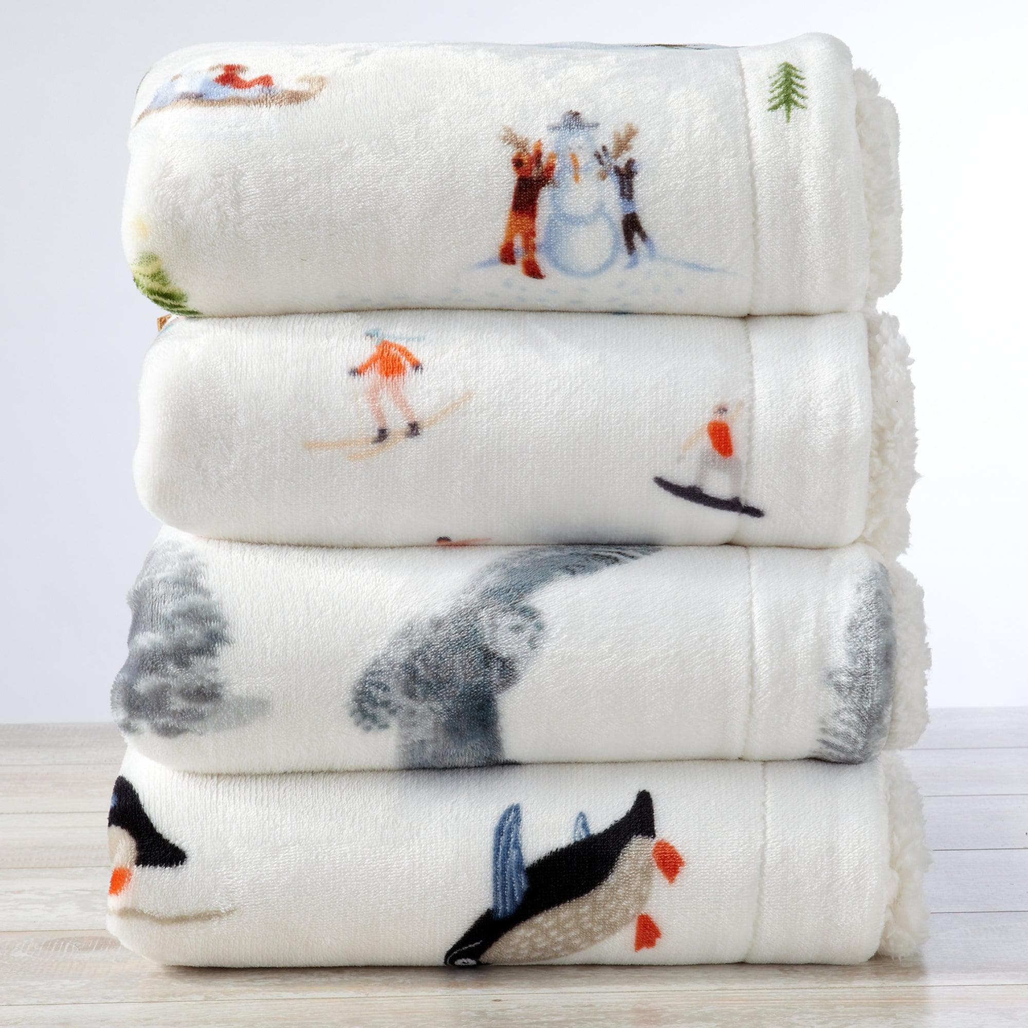 Sherpa Throw Blanket - Hudson Collection - Image 21