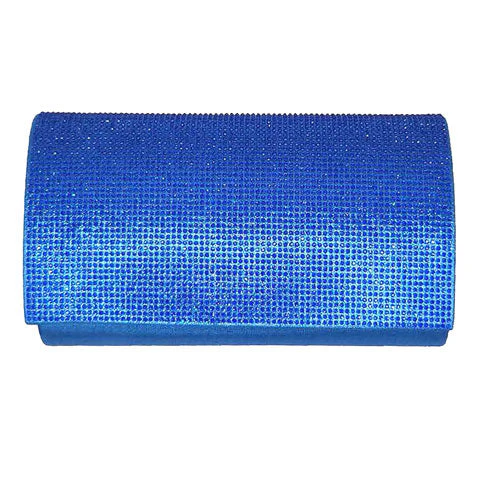 Shimmery Evening Clutch Bag One Inside Slip Pocket - Image 13