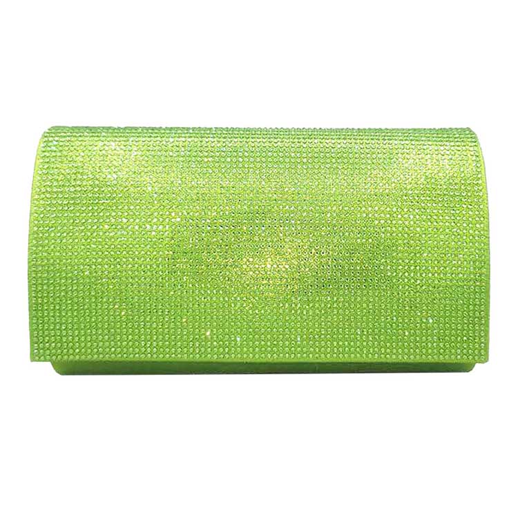 Shimmery Evening Clutch Bag One Inside Slip Pocket - Image 5